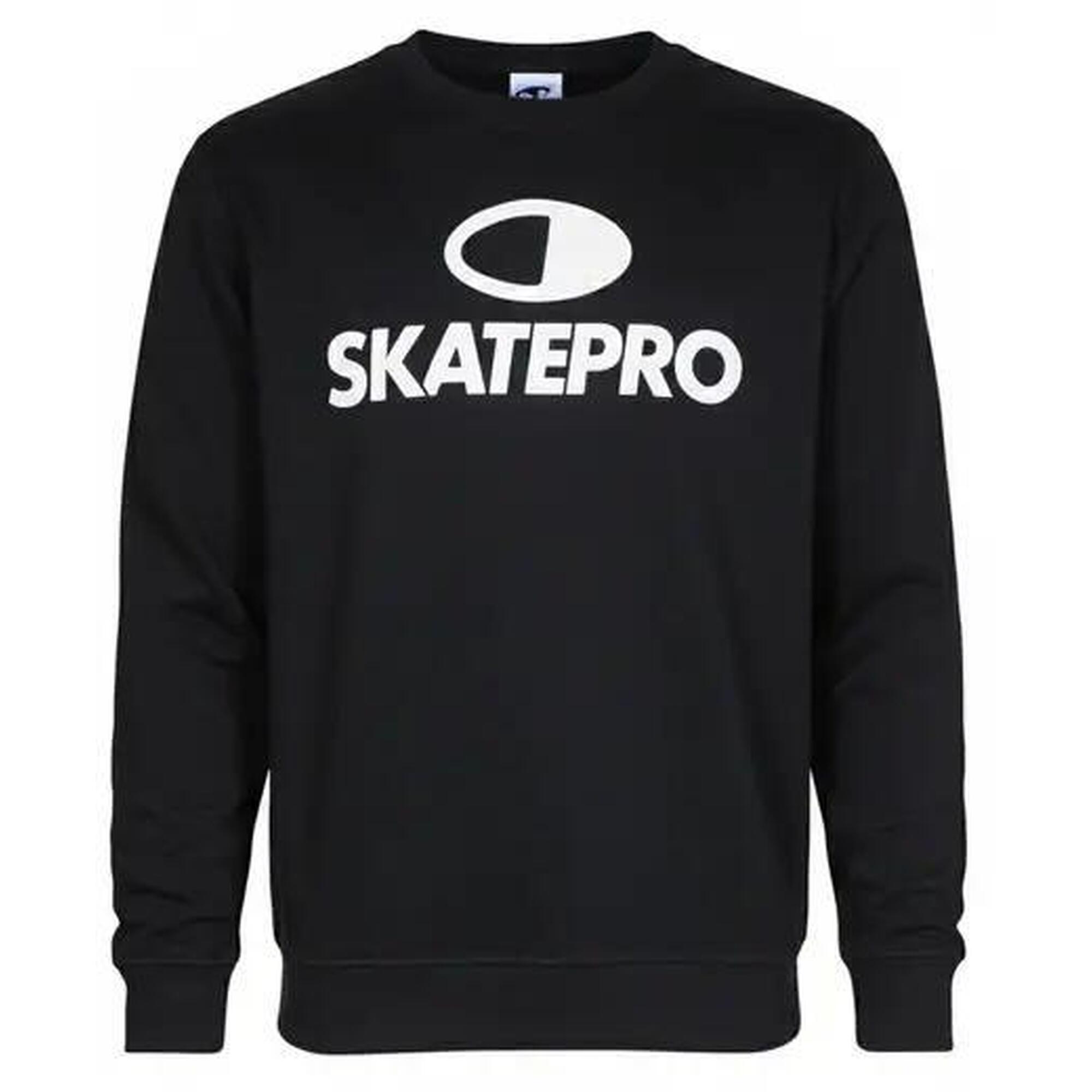 Odzież Bluza sportowa unisex SkatePro Crew Neck - S - Czarny