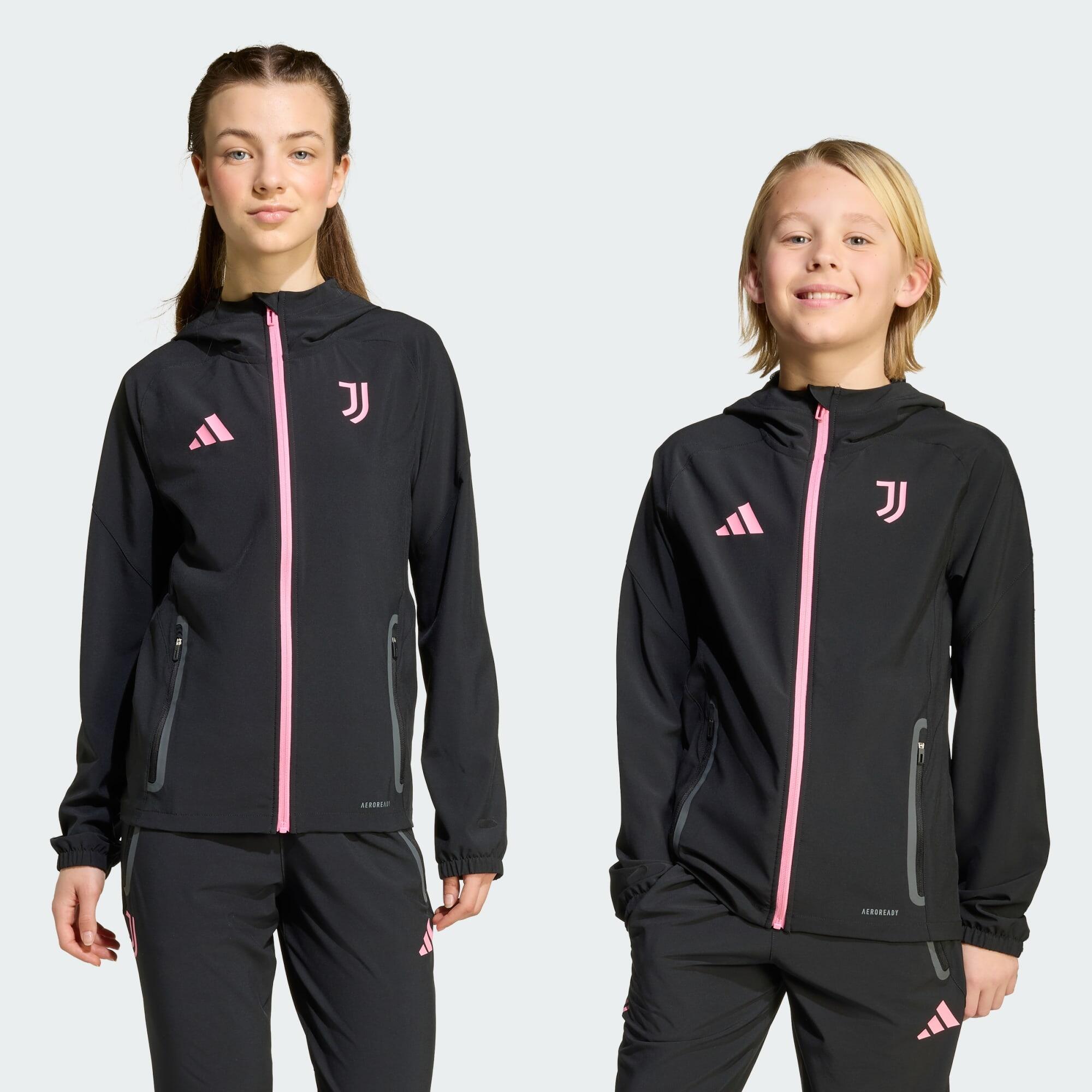 Kurtka Juventus Tiro 25 Competition Vis Tech Travel Jacket Kids