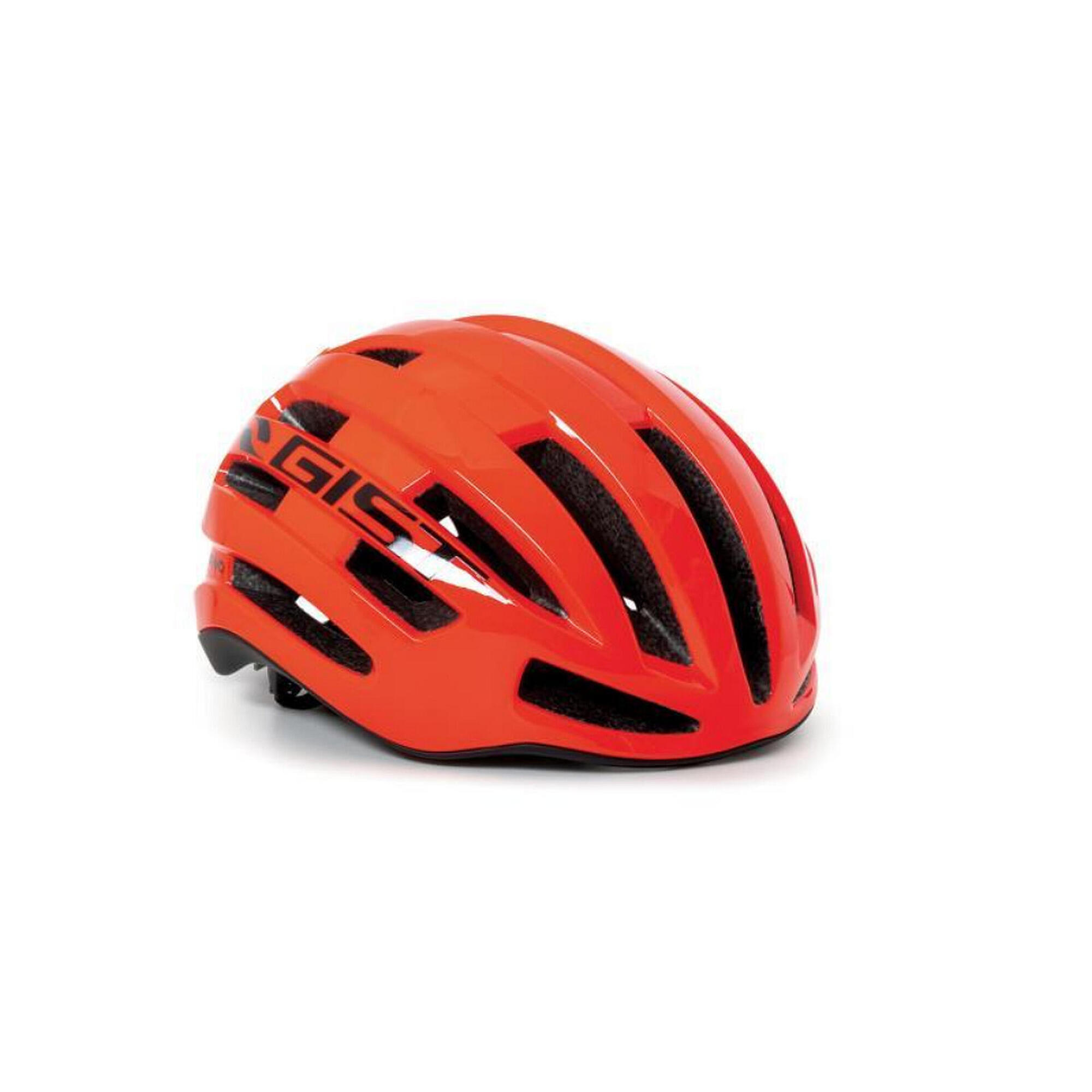 Kask rowerowy BRAVO METAL, pomarańczowy