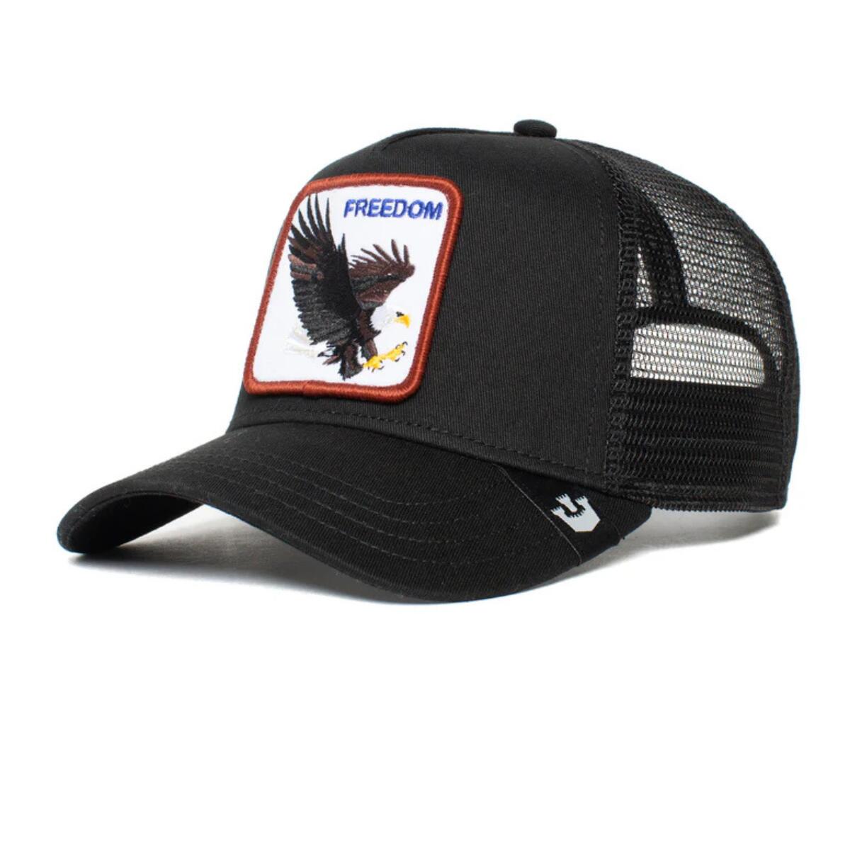 Czapka z daszkiem Goorin Bros. The Freedom Eagle Trucker 101-0384-BLK