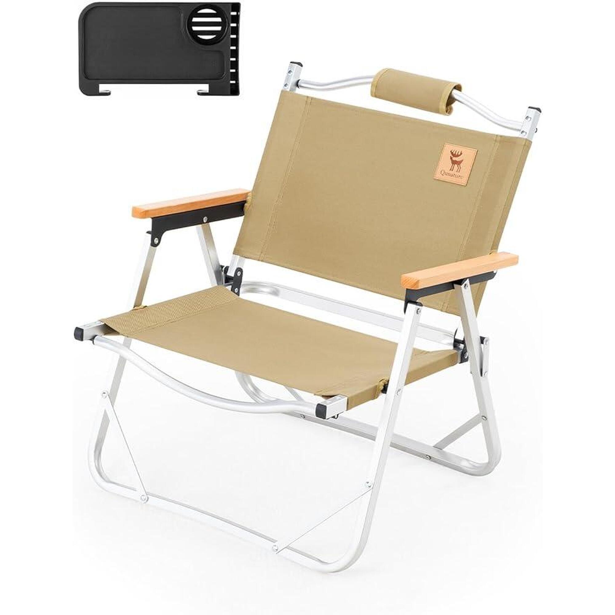 Składane krzesło kempingowe aluminiowe - Qunature 60000901