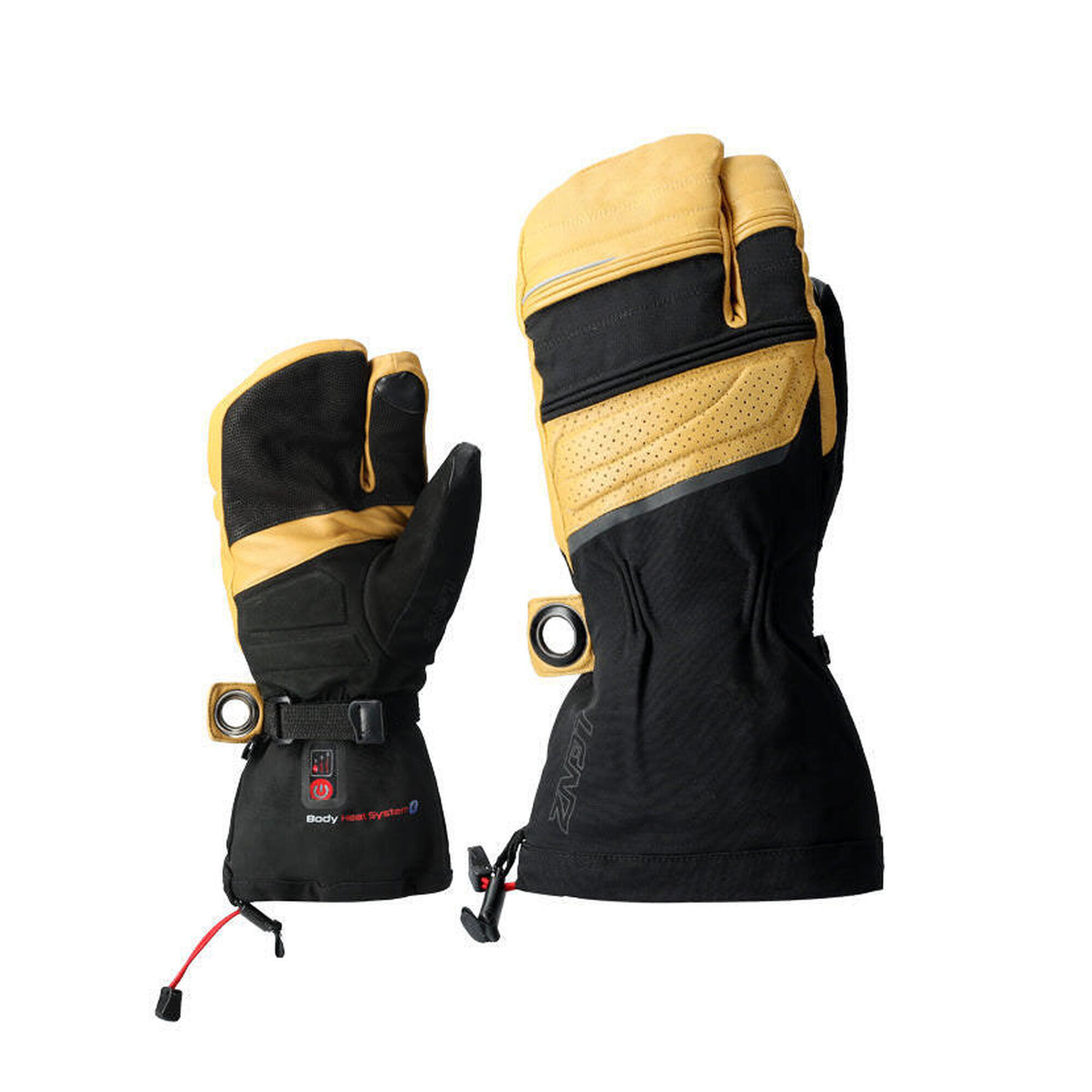 Rękawice narciarskie podgrzewane Lenz Heat Glove 8.0 Finger Cap Lobster