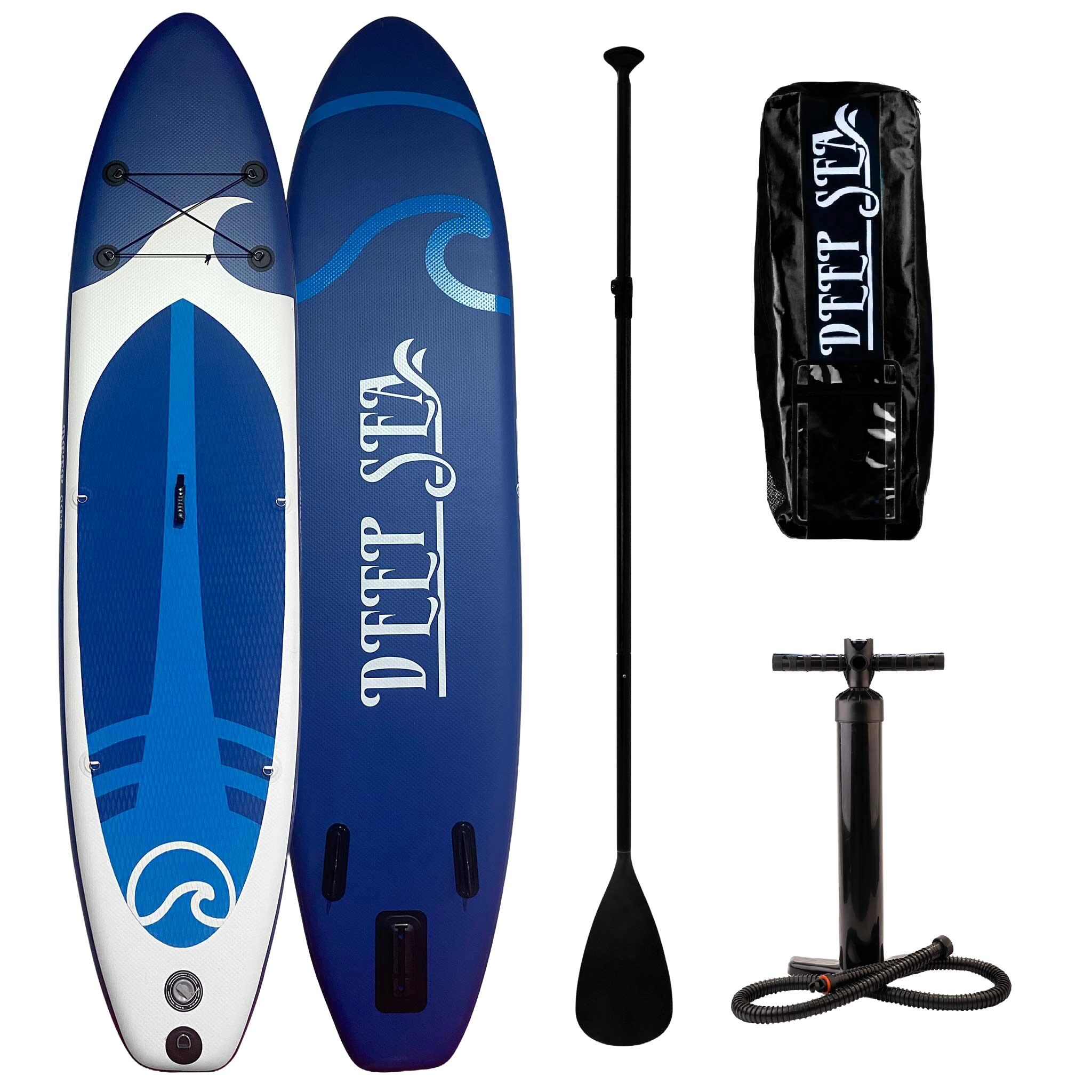 Deep Sea Zestaw deski SUP XXL 330cm, Niebiesko-Biały