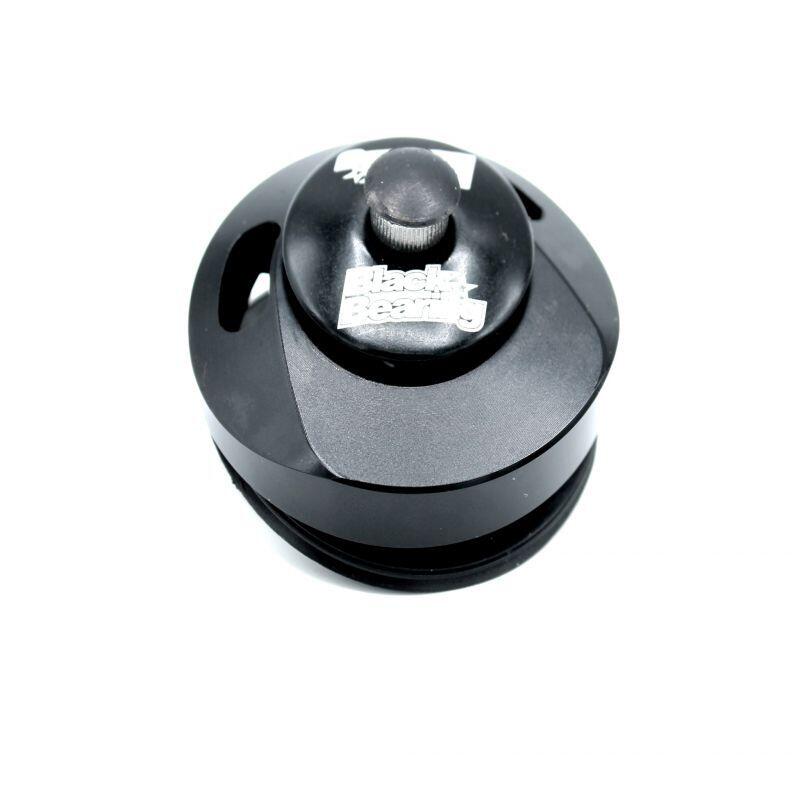 Wide headset with semi-integrated sleeves Black Bearing