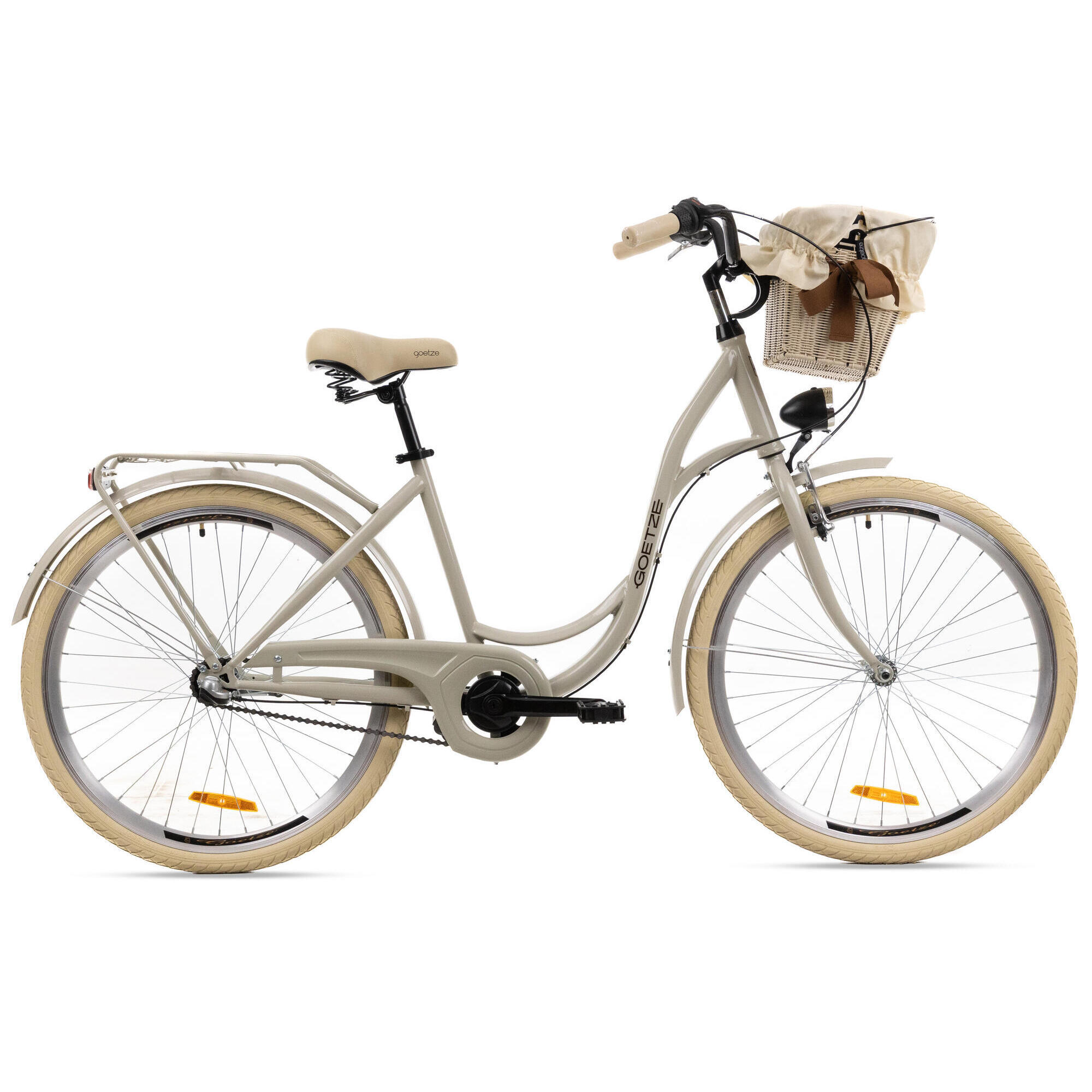 Damski Rower miejski GOETZE STYLE 26" NewLine 3b kosz