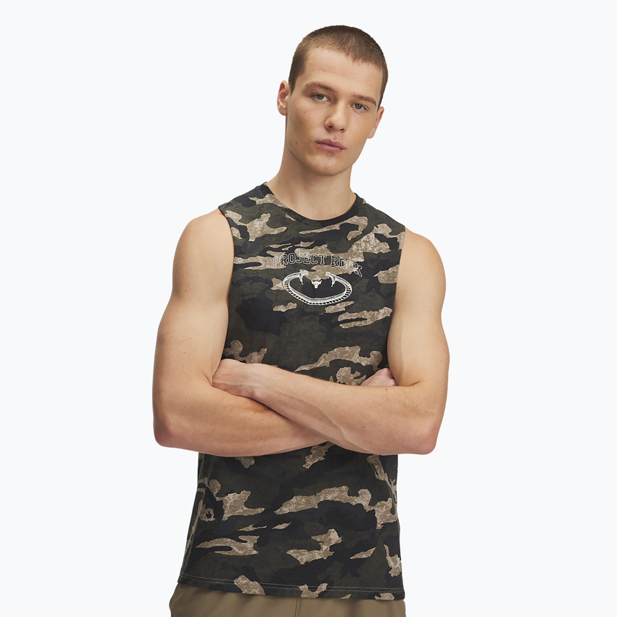 Koszulka Under Armour Project Rock Camo Tank