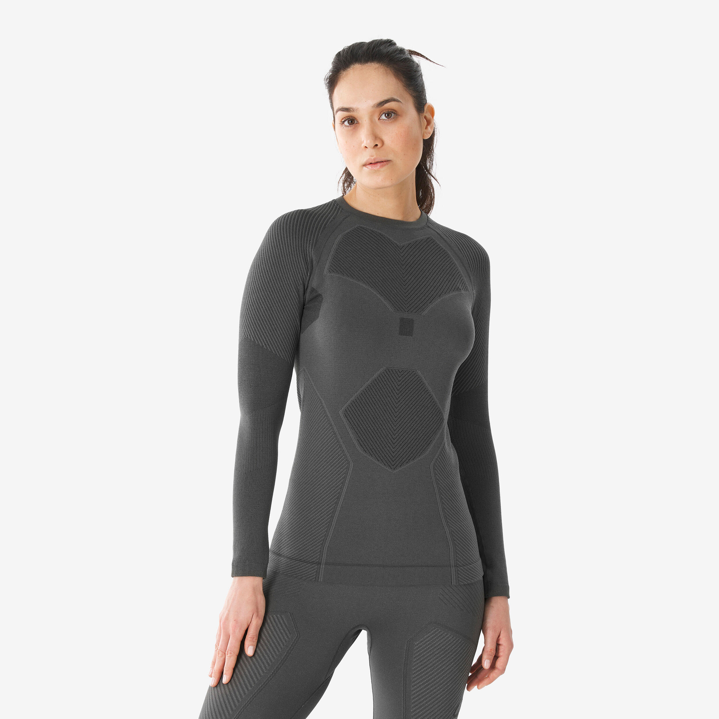 Koszulka termoaktywna narciarska damska Quechua BL 900 tech