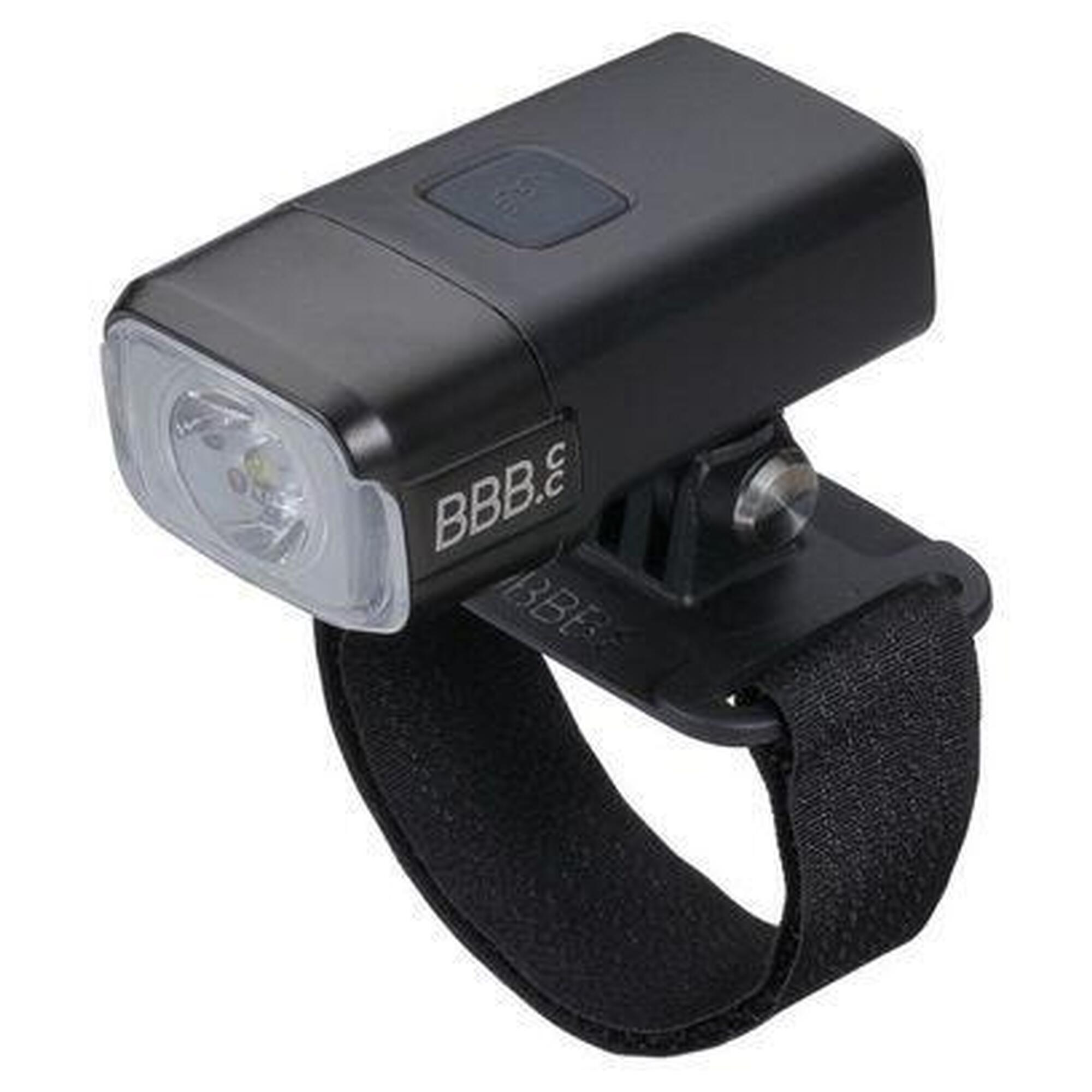 Lampka przednia BBB helmet light AdventureStrike 600 czarny one size