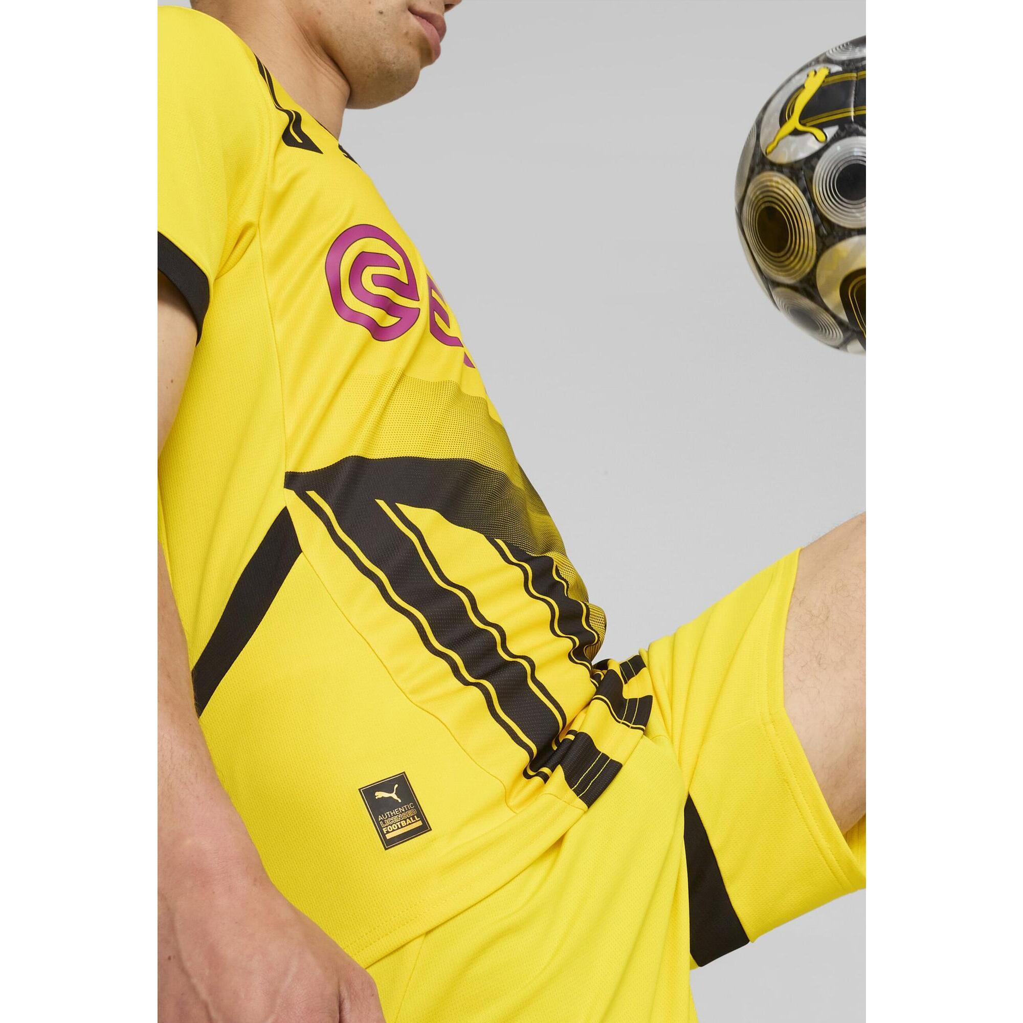 Męska koszulka pucharowa Borussia Dortmund 24/25 PUMA Faster Yellow Black