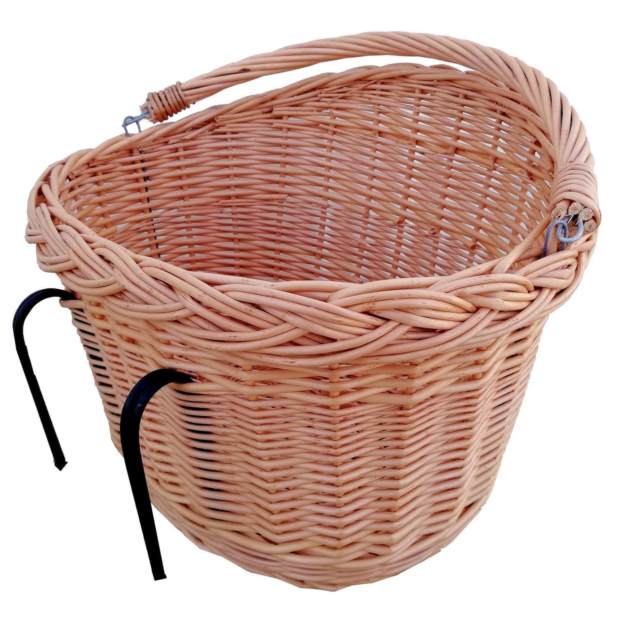 Kosz Wiklinowy Piękny Duży na rower