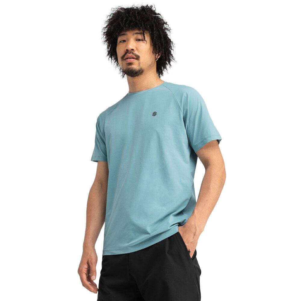 Koszulka trekkingowa z krótkim rękawem męska Bay