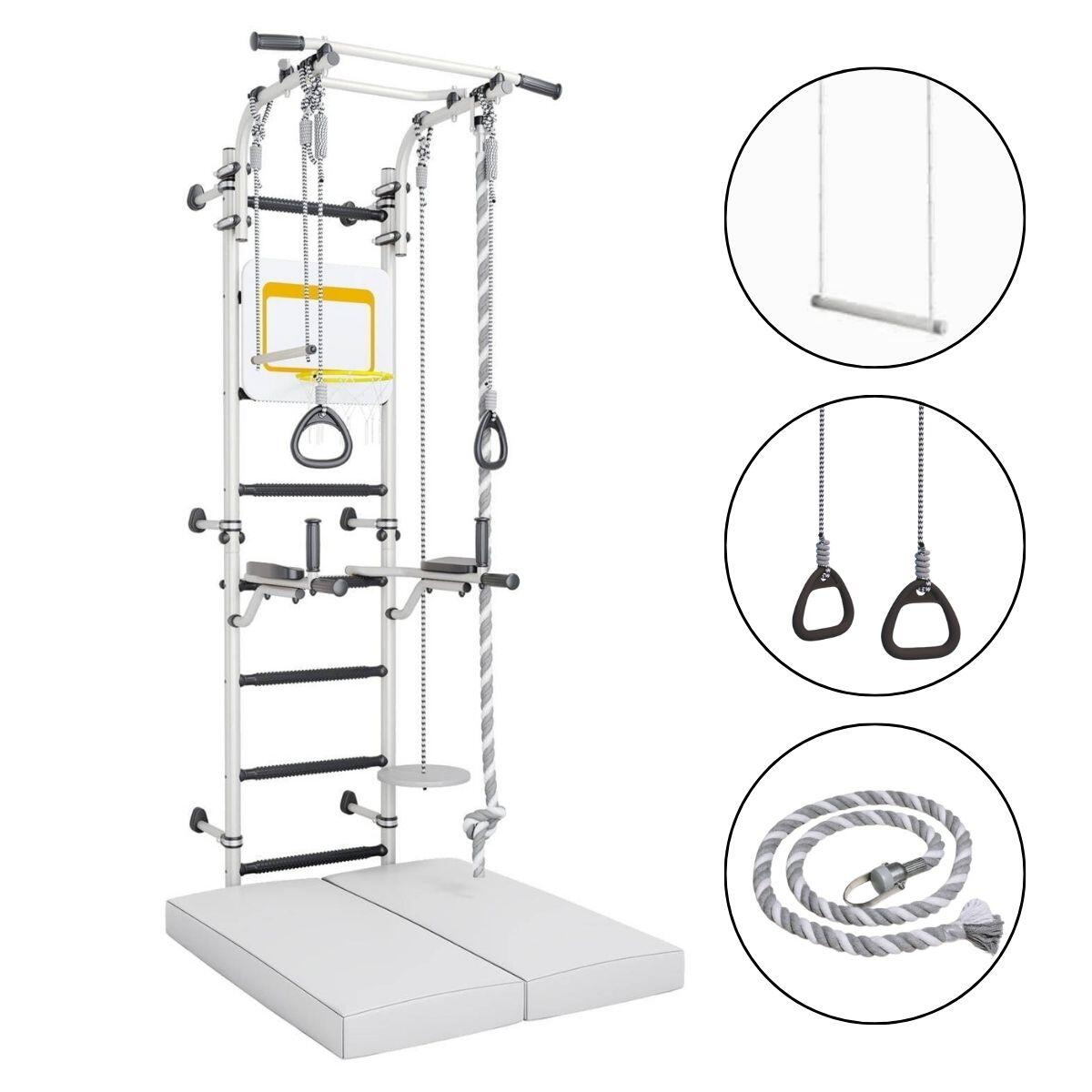 Drabinka gimnastyczna Next 1 Max biało-czarny
