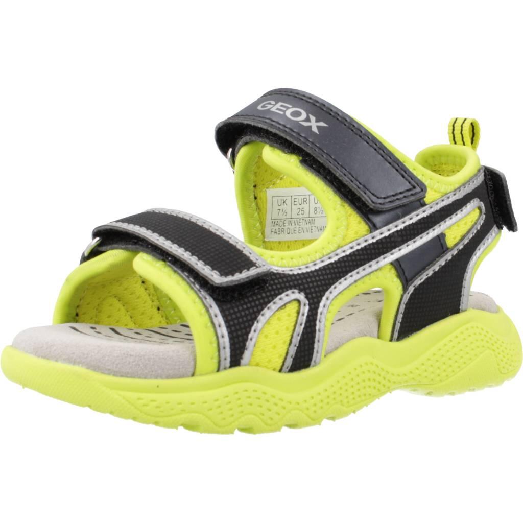 Sandały GEOX J SANDAL SPLUSH BOY Żółty