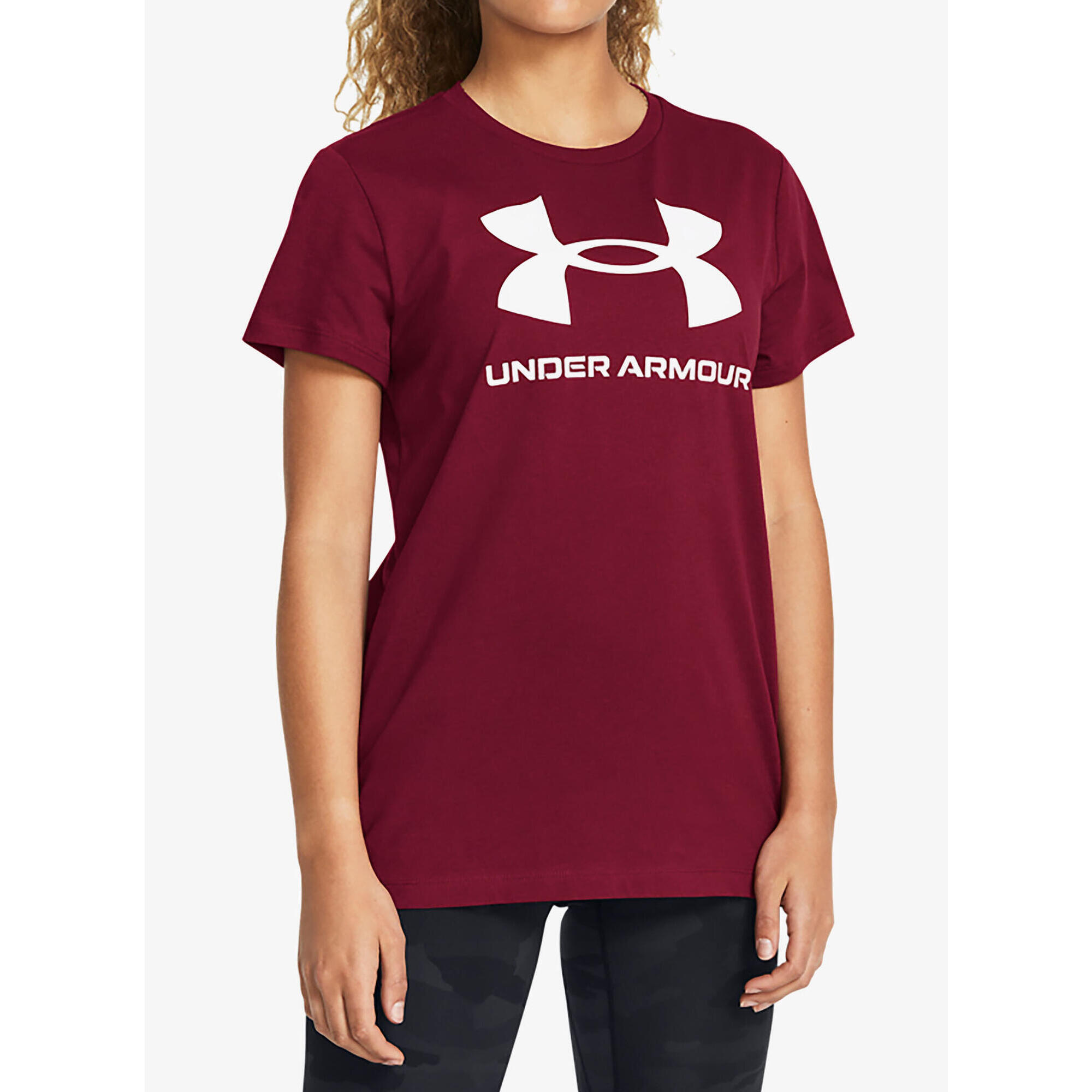 Koszulka z nadrukiem damska Under Armour Live Sportstyle Graphic SSC