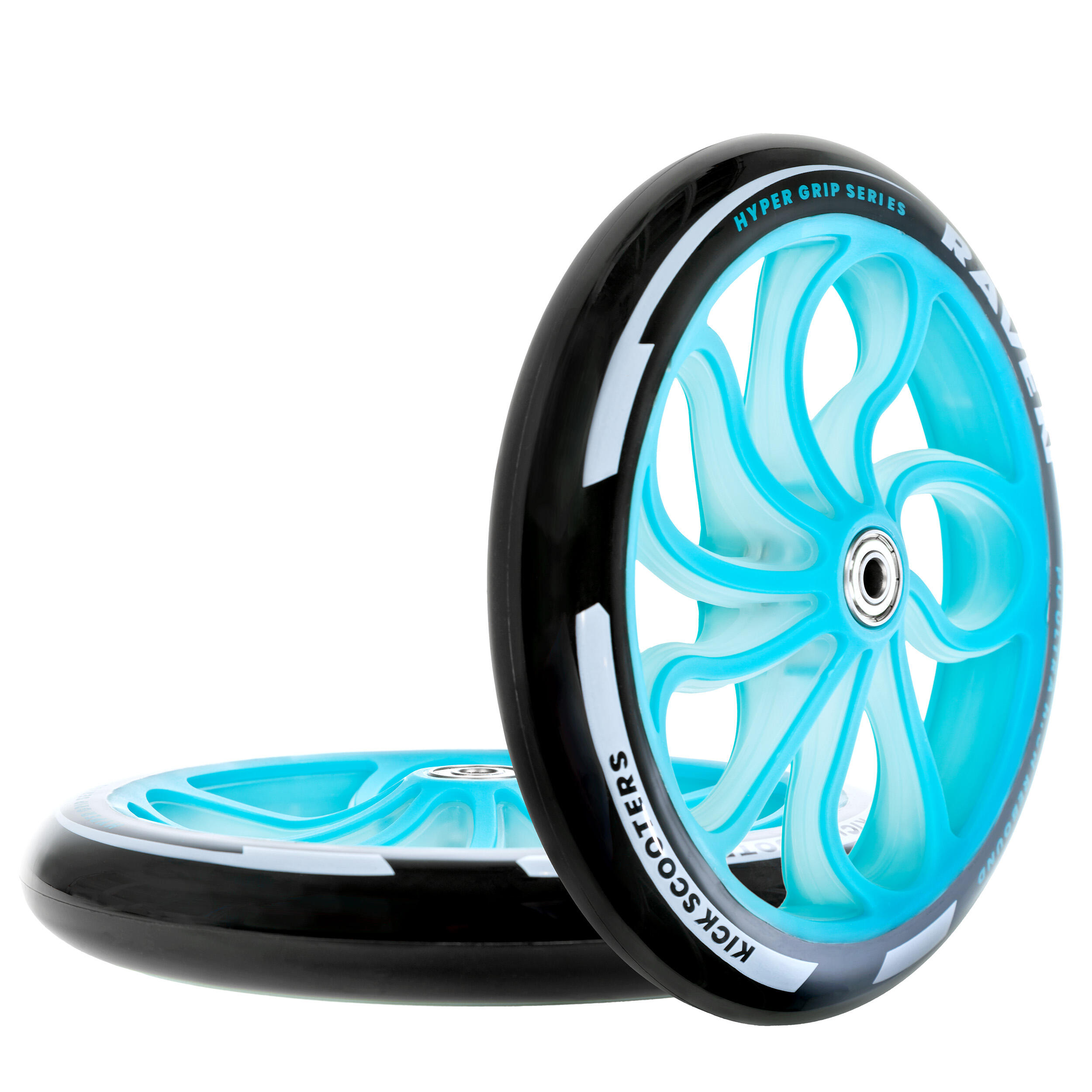 Kółka do hulajnogi Raven Galaxia 200mm 2szt LED