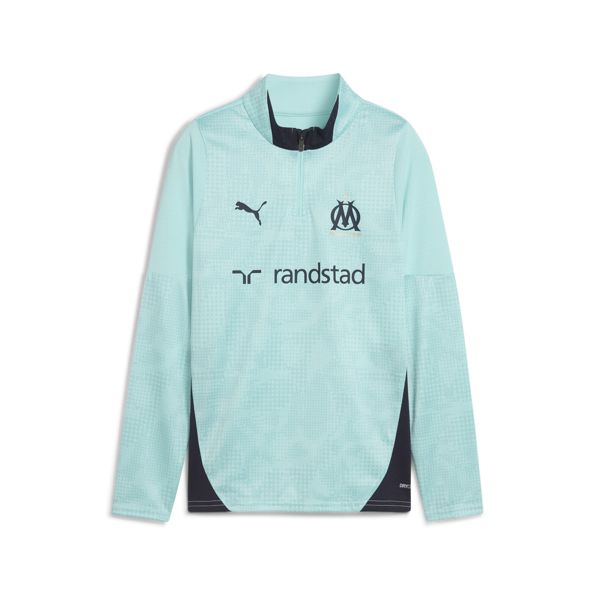 Młodzieżowa bluza treningowa Olympique Marsylia z zamkiem 1/4 PUMA