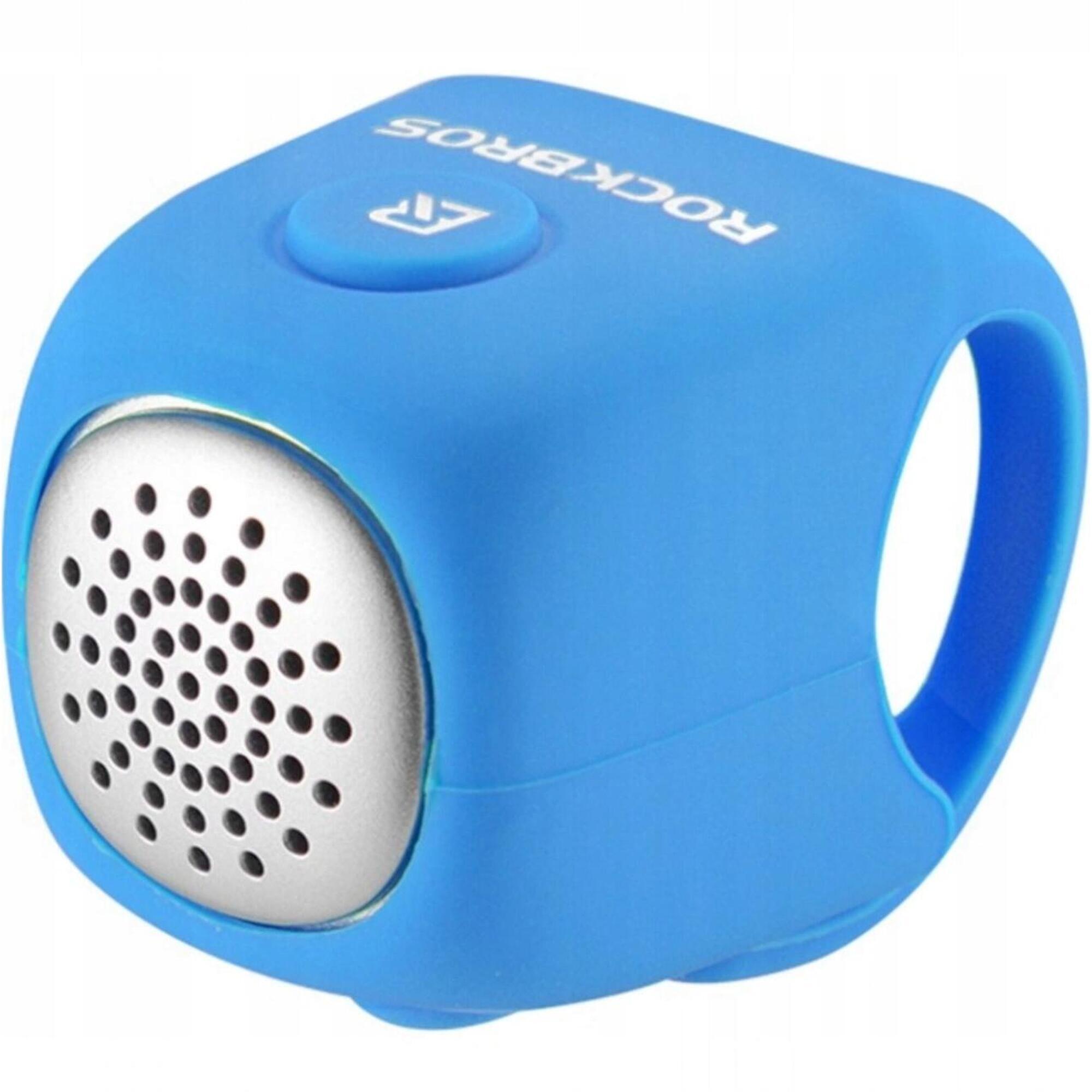 Elektroniczny dzwonek Rockbros silikonowy niebieski 90 db