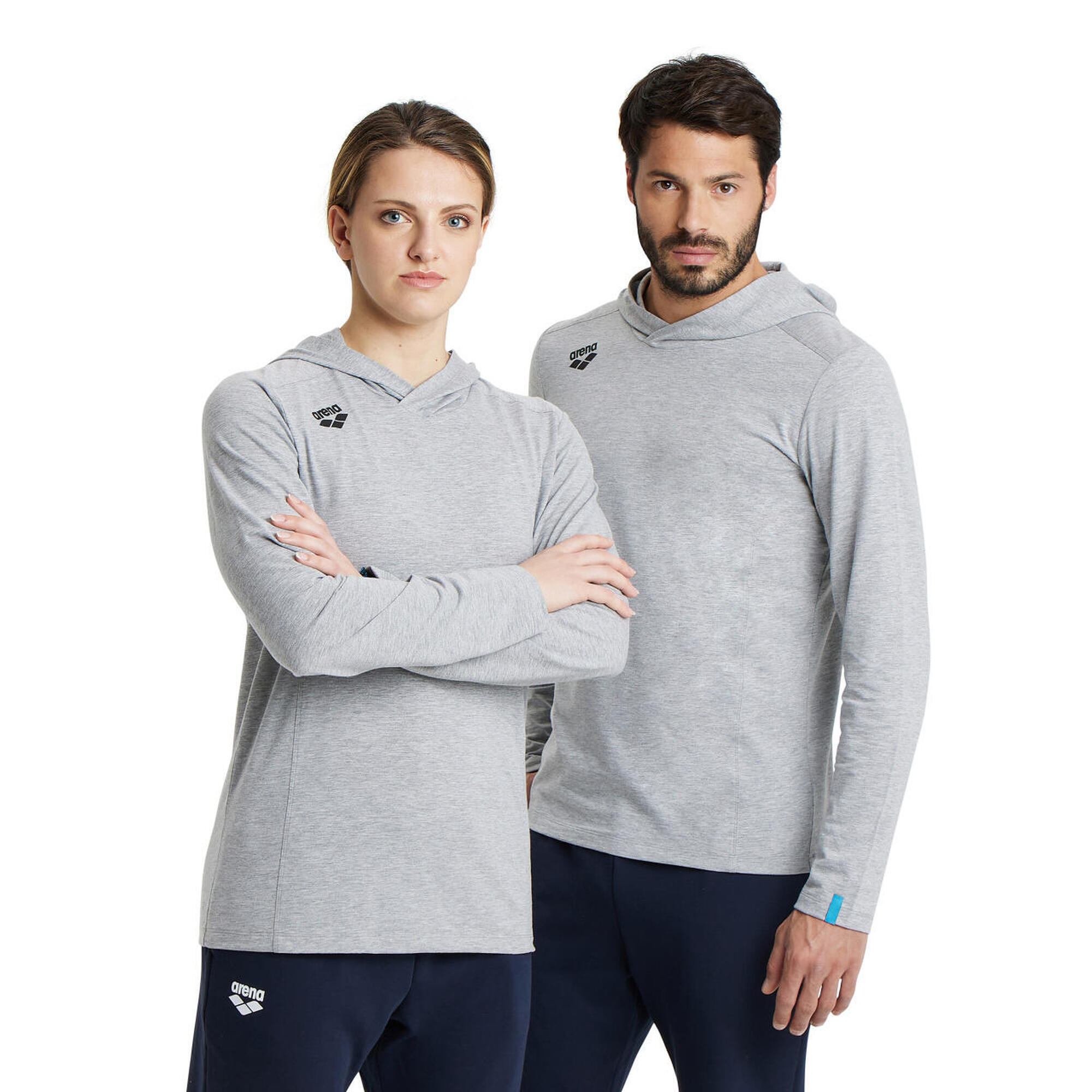 Bluza Arena Team Long Sleeve T-Shirt Panel z kapturem