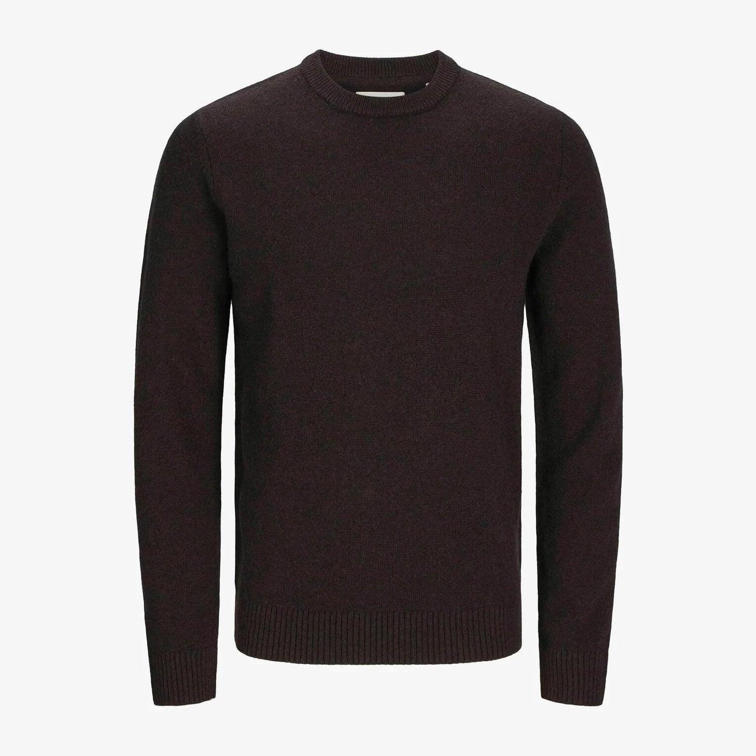 Sweter Jack & Jones Clambswool czekoladowa śliwka