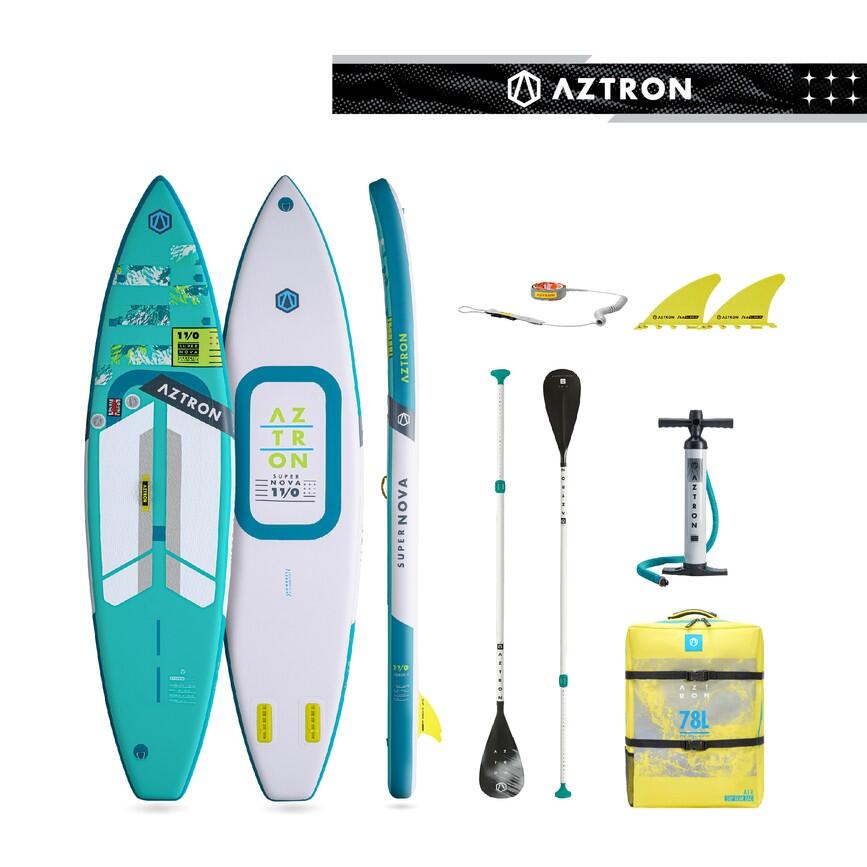 Dwukomorowa kompaktowa deska pompowana SUP Aztron Super Nova 11'0" (335cm)