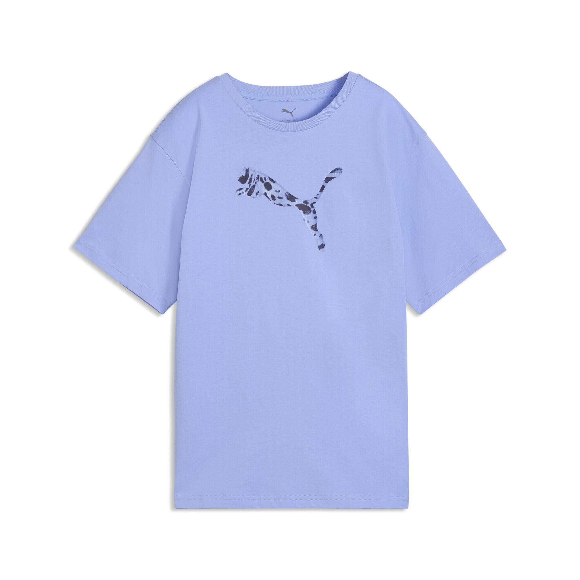 Damska luźna koszulka Essentials ze zwierzęcym nadrukiem PUMA