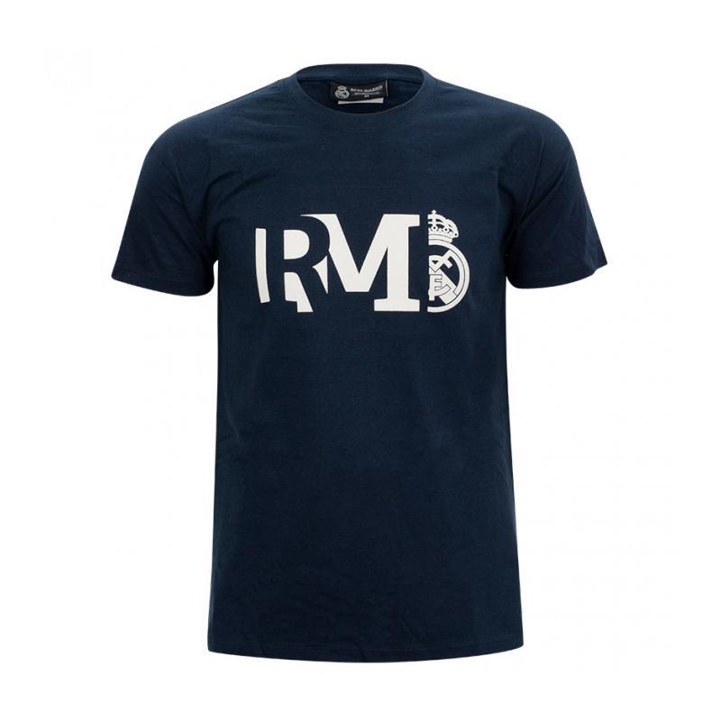 Koszulka Real Madryt dla dzieci z okrągłym dekoltem i dużymi literami