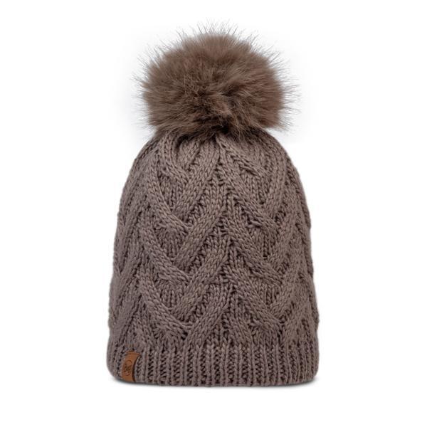 Czapka BUFF KNITTED & FLEECE BAND BEANIE CARYN COBBLESTONE