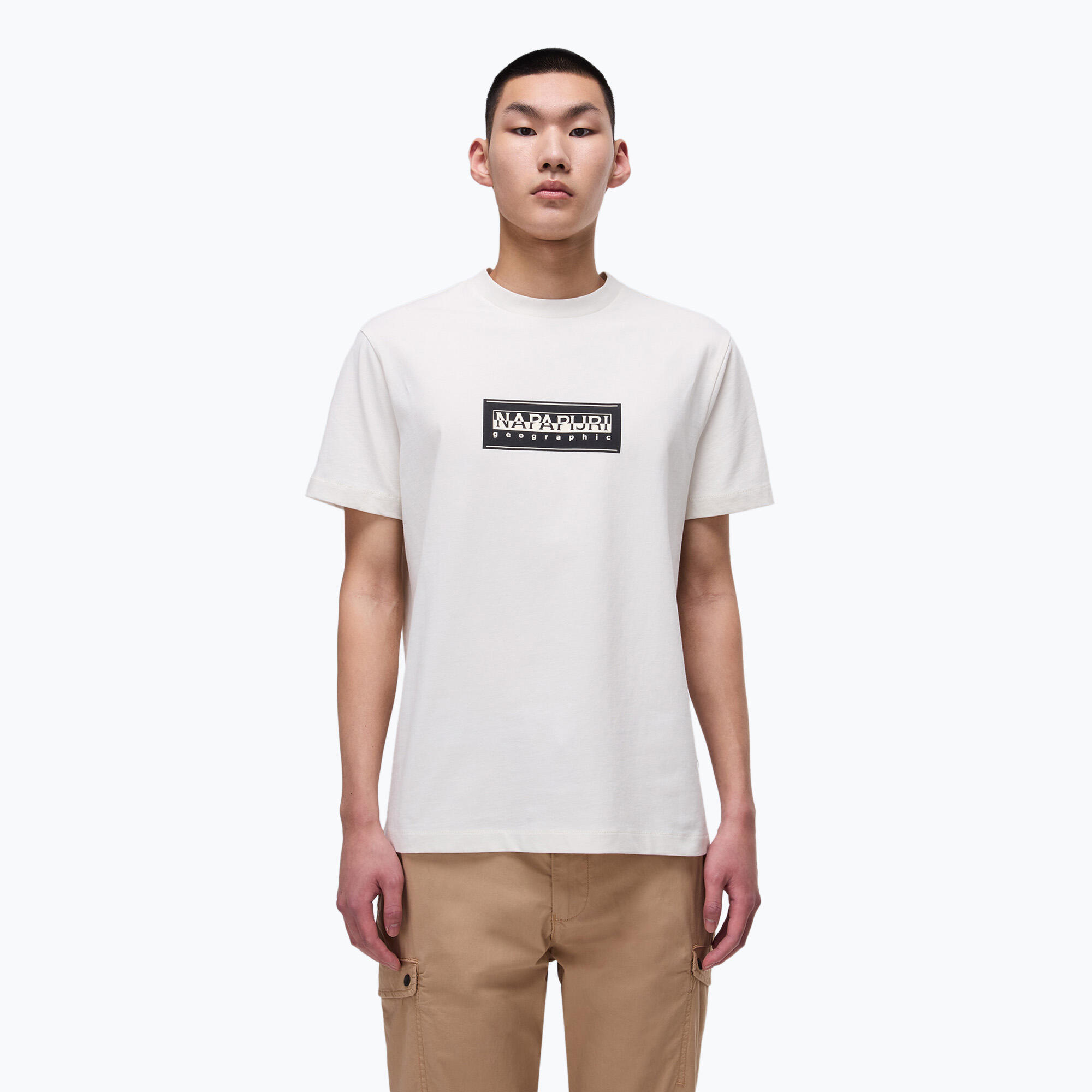 Koszulka męska Napapijri S-Box Logo