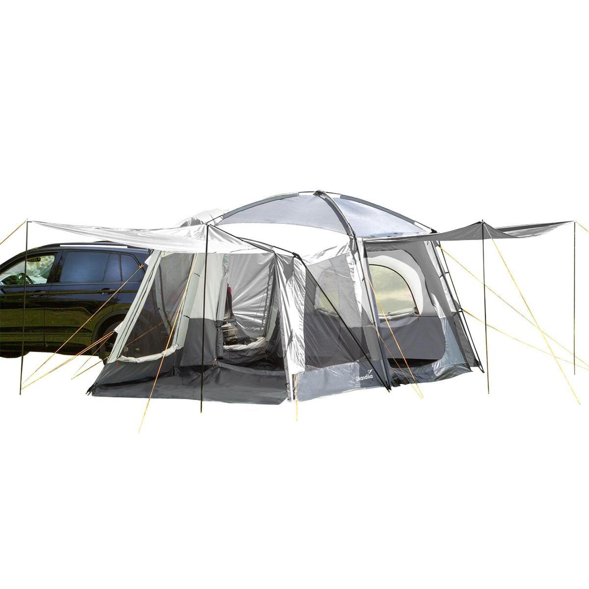 Namiot samochodowy tylny Pitea XL Cross, 4-osobowy, 1 sypialnia + przedsionek