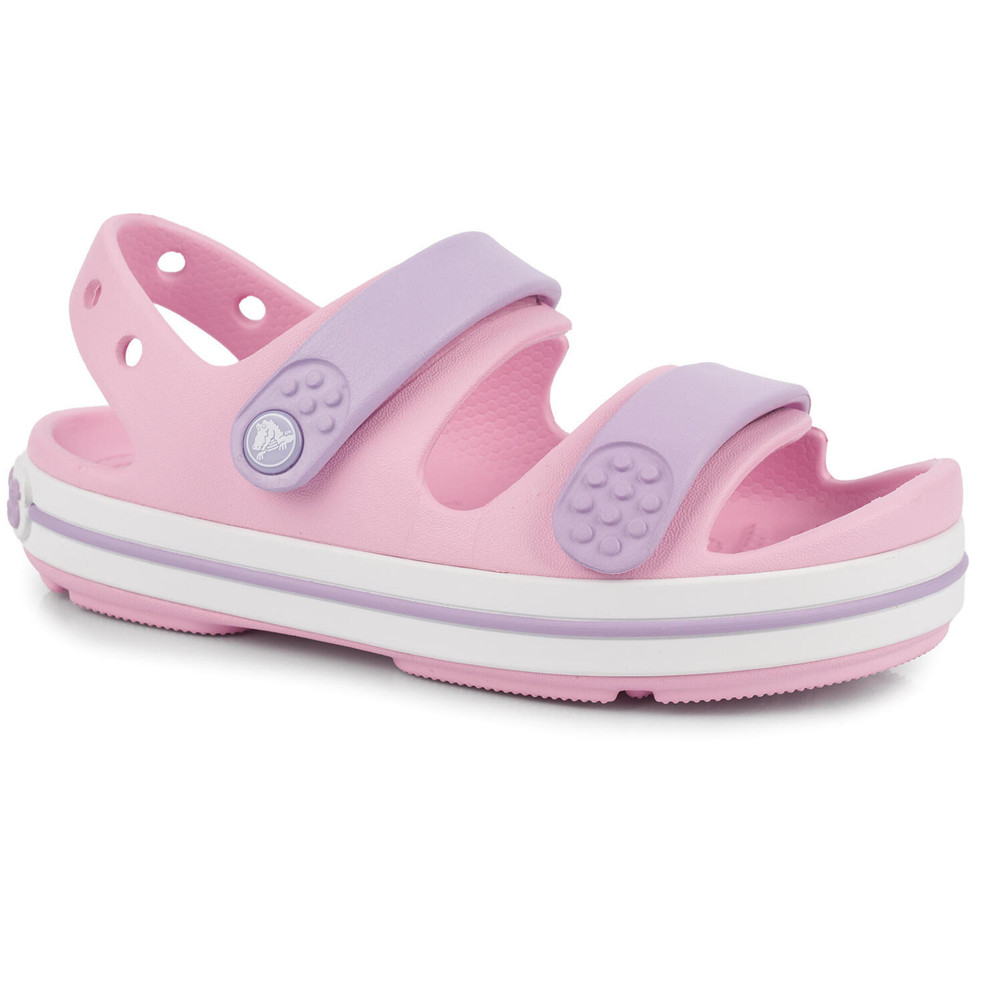 Dziecięce sandały na rzepy niebieskie CROCS Crocband Cruiser