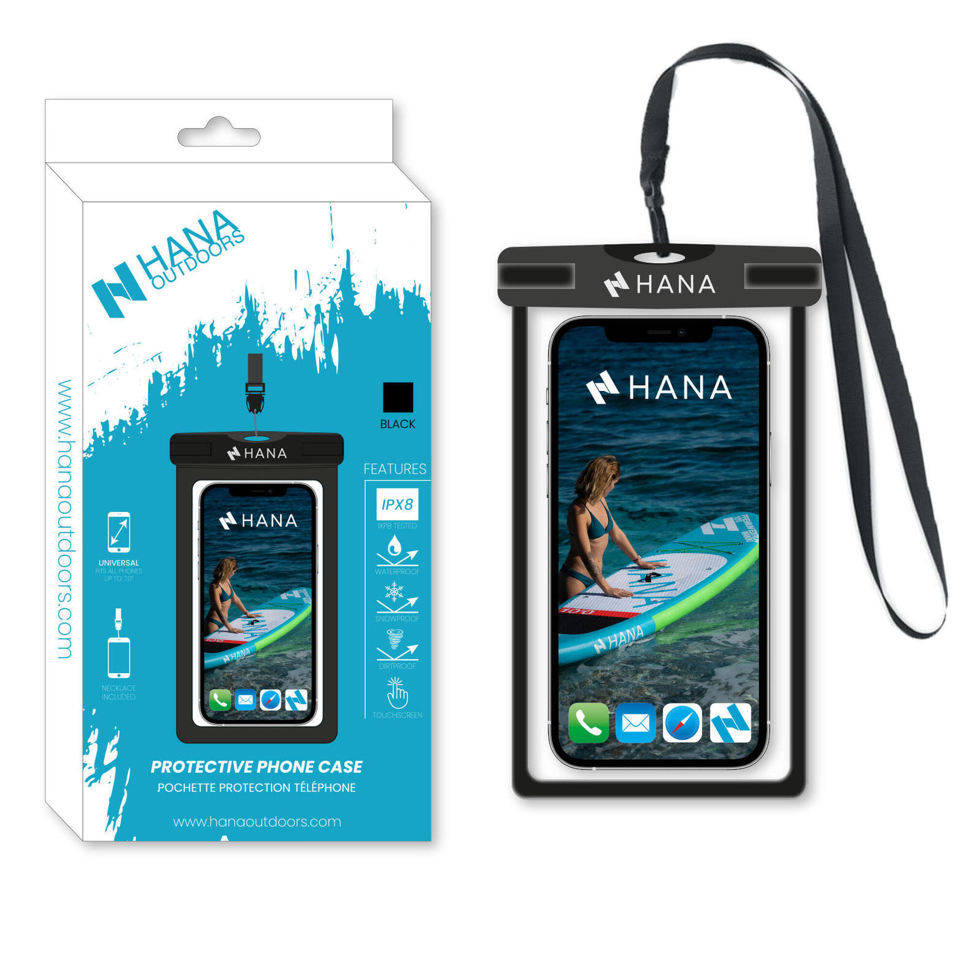 Etui ochronne na telefon komórkowy - czarny