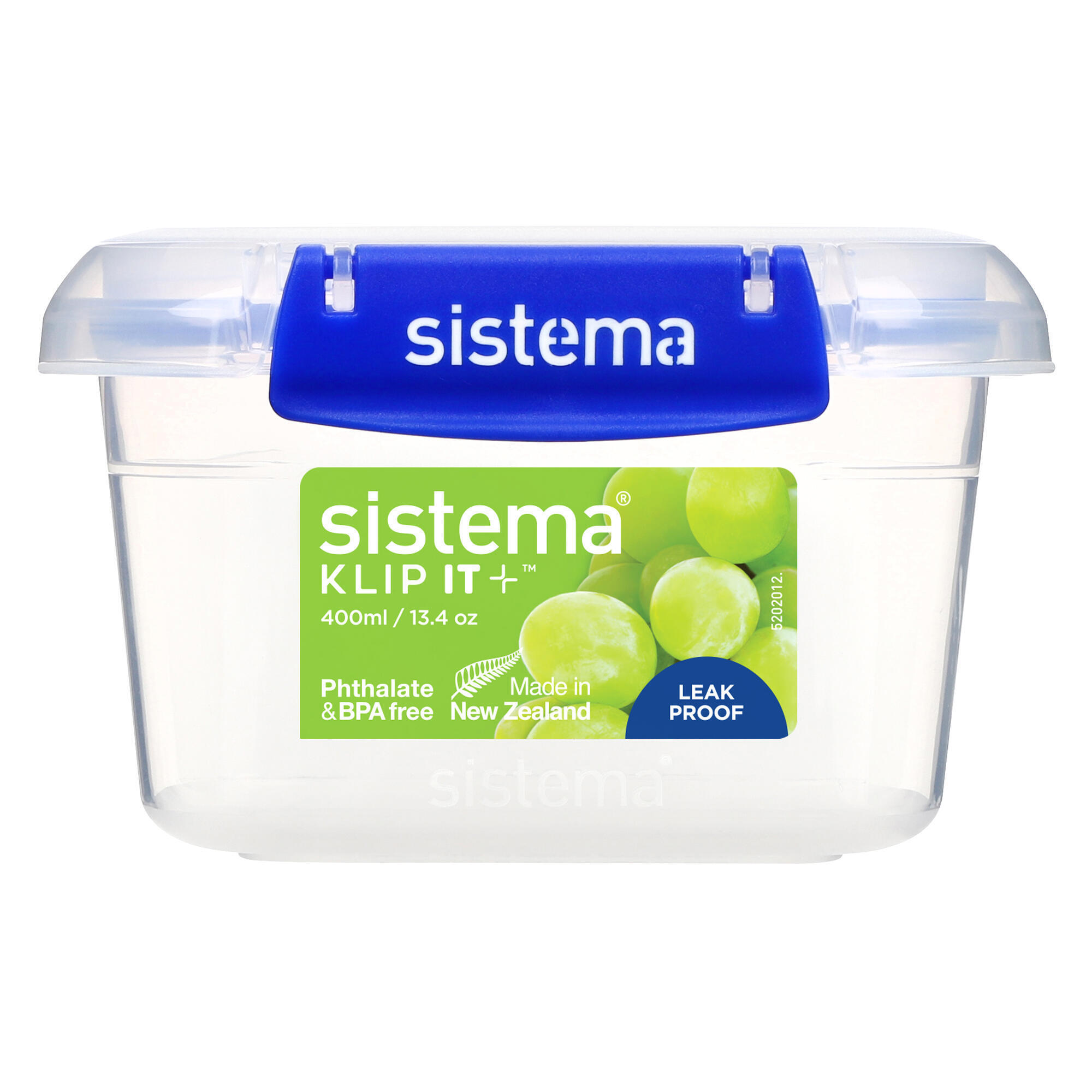 Hermetyczny pojemnik na żywność KLIP IT PLUS 2 klipsy 400 ml