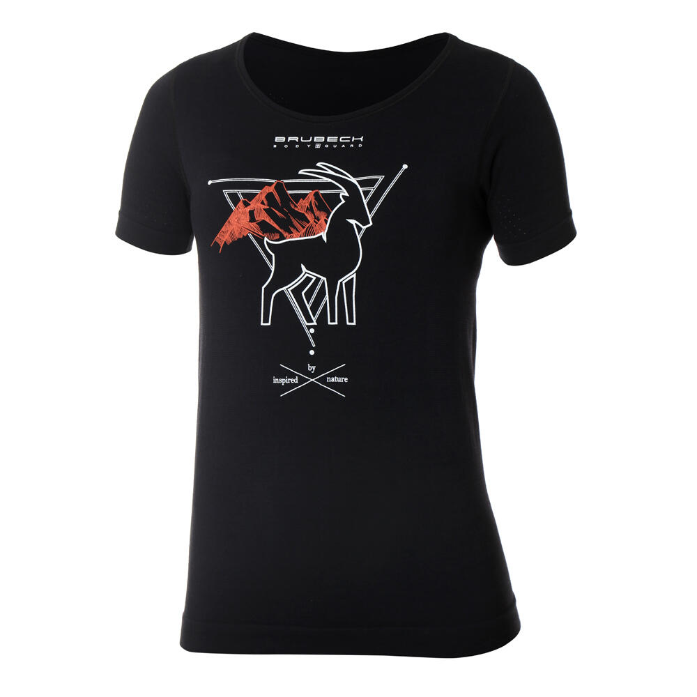 Koszulka turystyczna OUTDOOR WOOL PRO z wełną merino Damska