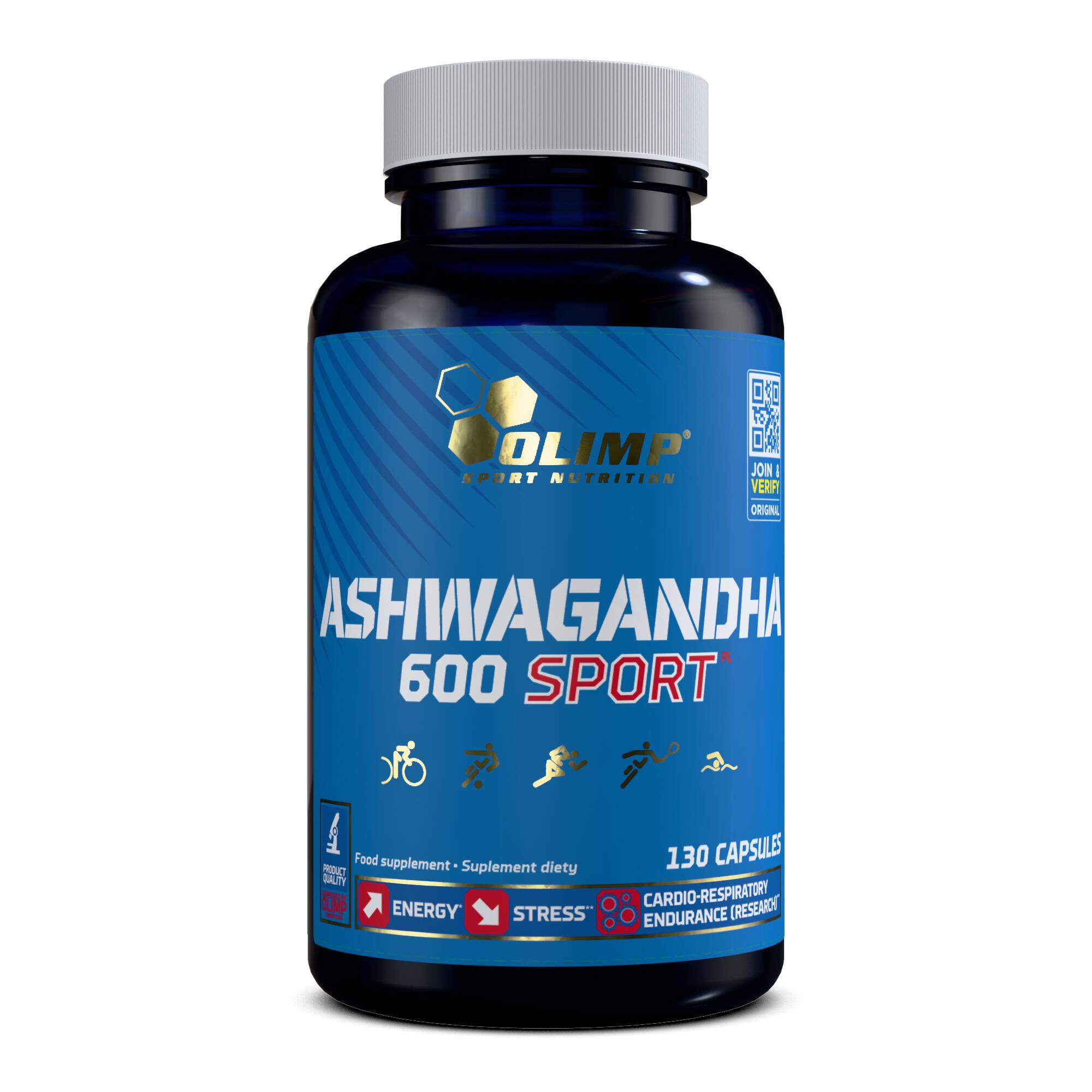 Ashwagandha Olimp Ashwagandha 600 Sport - 130 Kapsułek