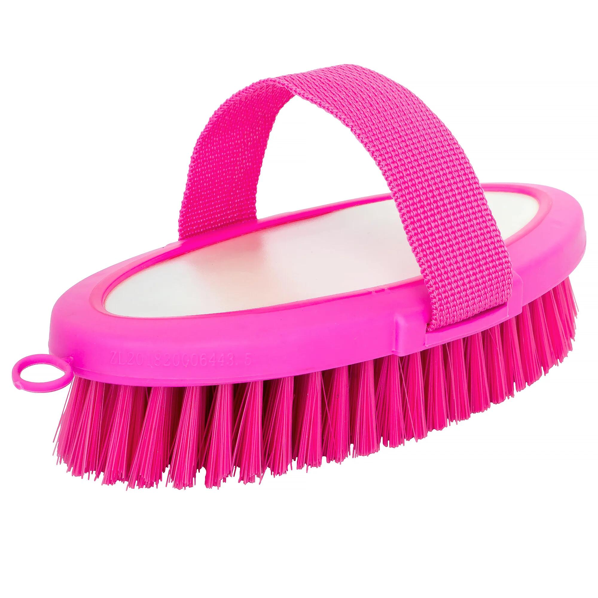 Szczotka dla konia START Holo z paskiem do usuwania brudu, kurzu, sierści