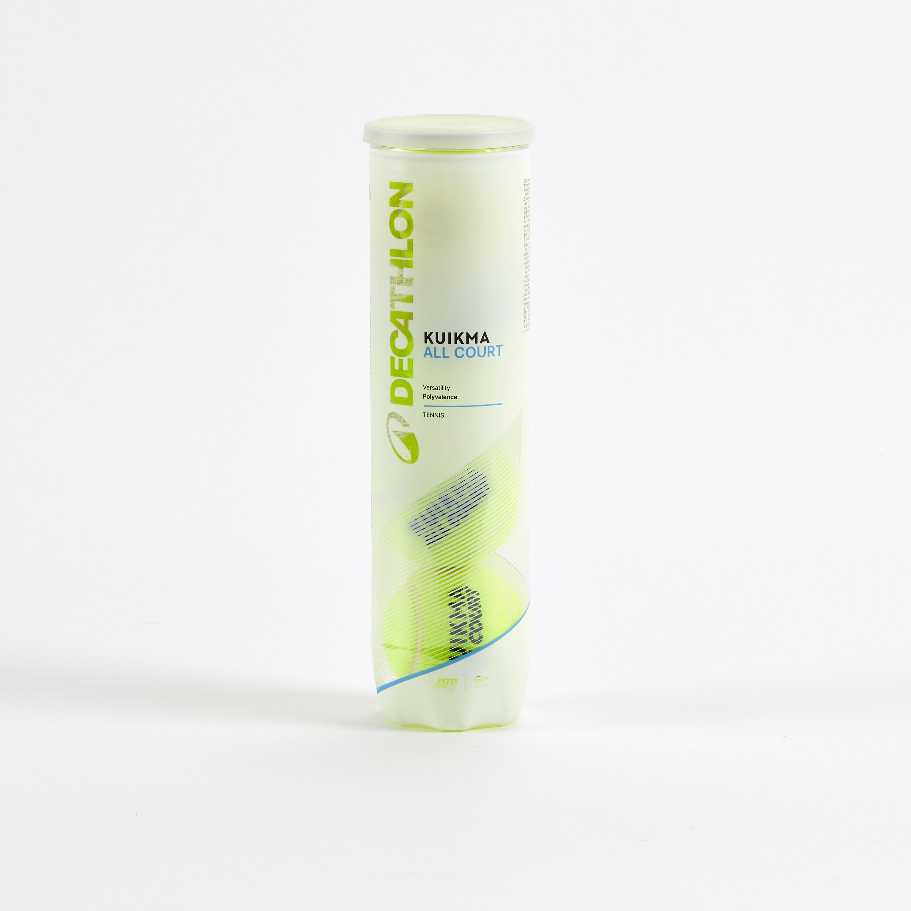 Piłka tenisowa uniwersalna Kuikma All Court (1 puszka x 4 piłki)