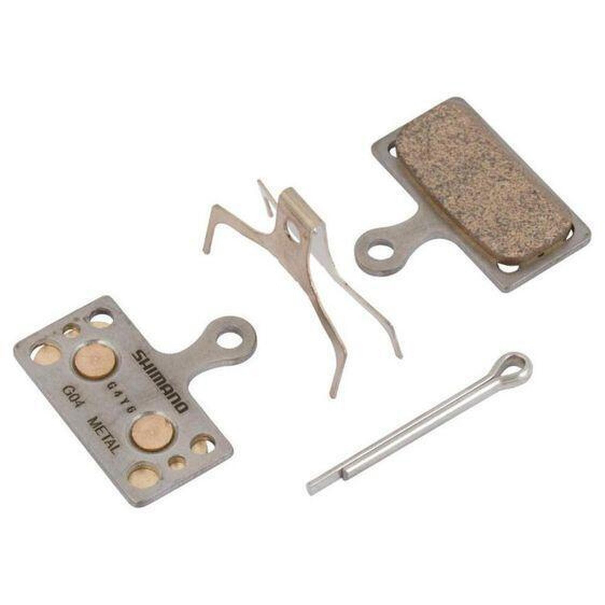 Para metalowych i sprężynowych rowerowych klocków hamulcowych z przetyczką Shima