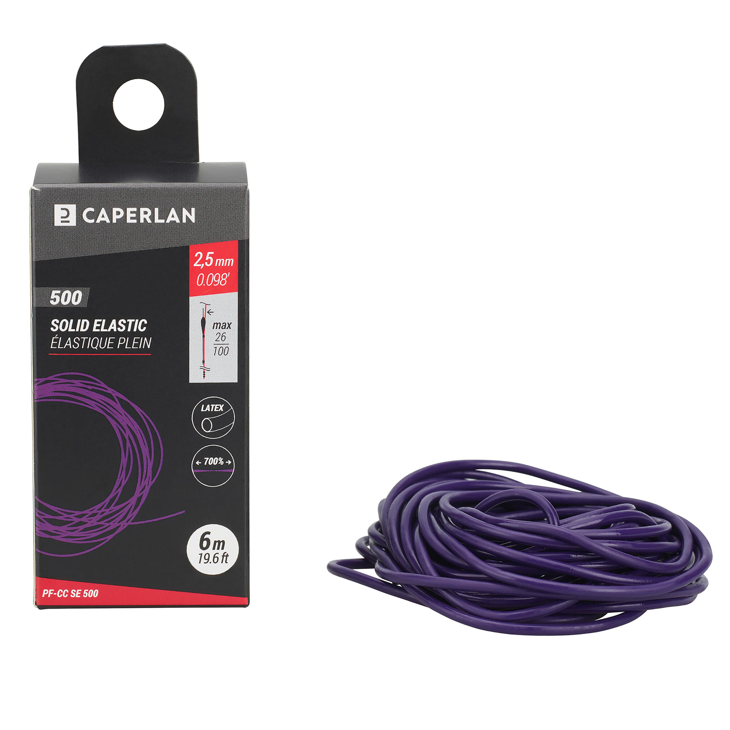 Guma pełna z lateksu Caperlan PF-CC SE 500 2,5 mm 6 m