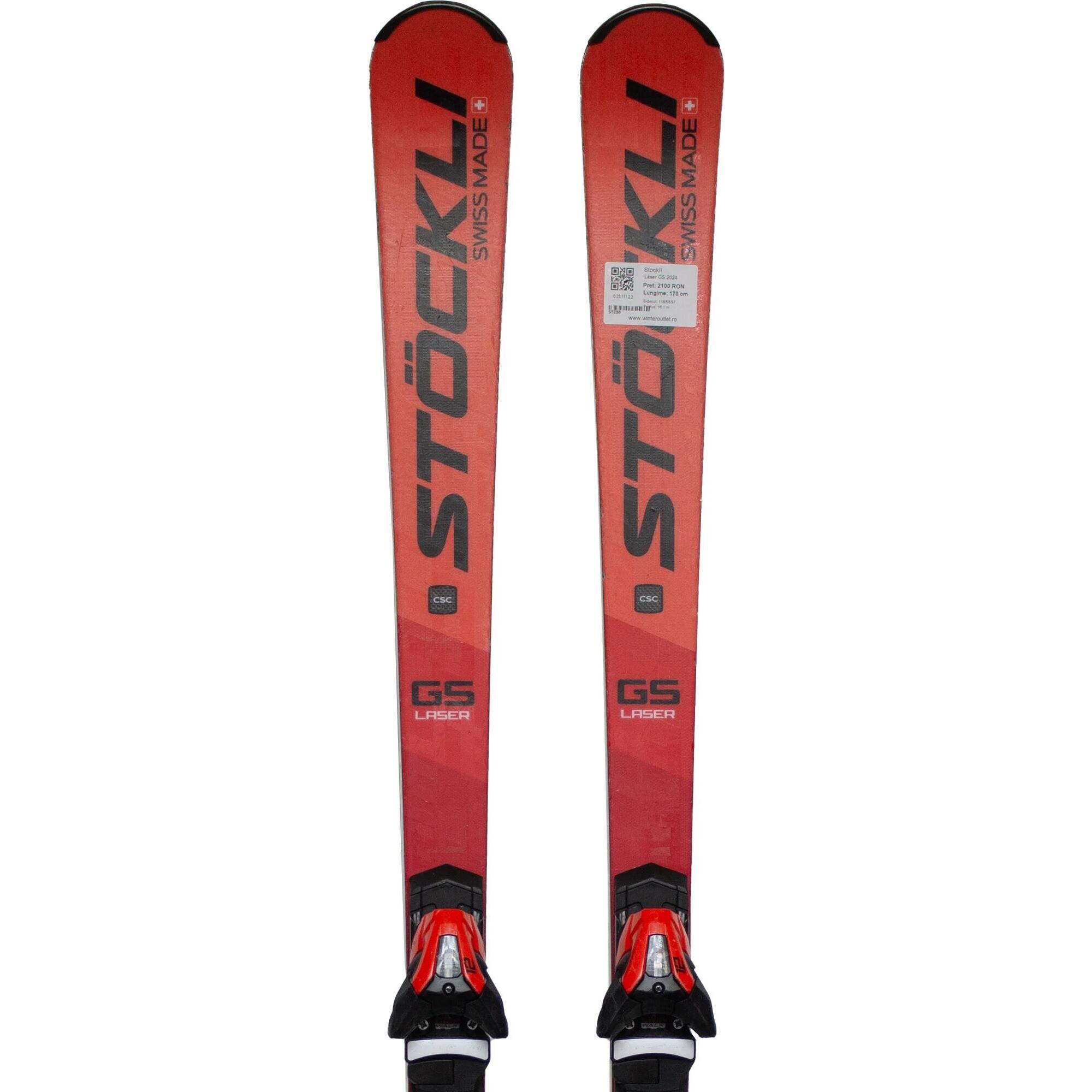 Second Life- Narty STOCKLI Laser GS 2024, 165 cm- Stan bardzo dobry