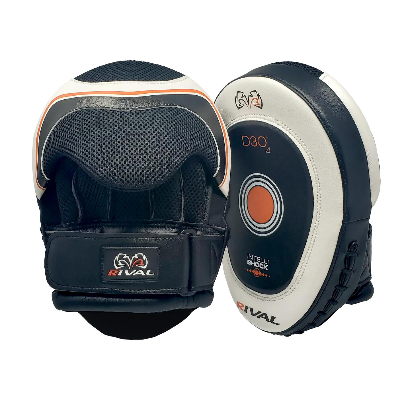 Tarcze Bokserskie Rival INTELLI-SHOCK Punch Mitts RPM10 (next gen.) Białe/Czarne
