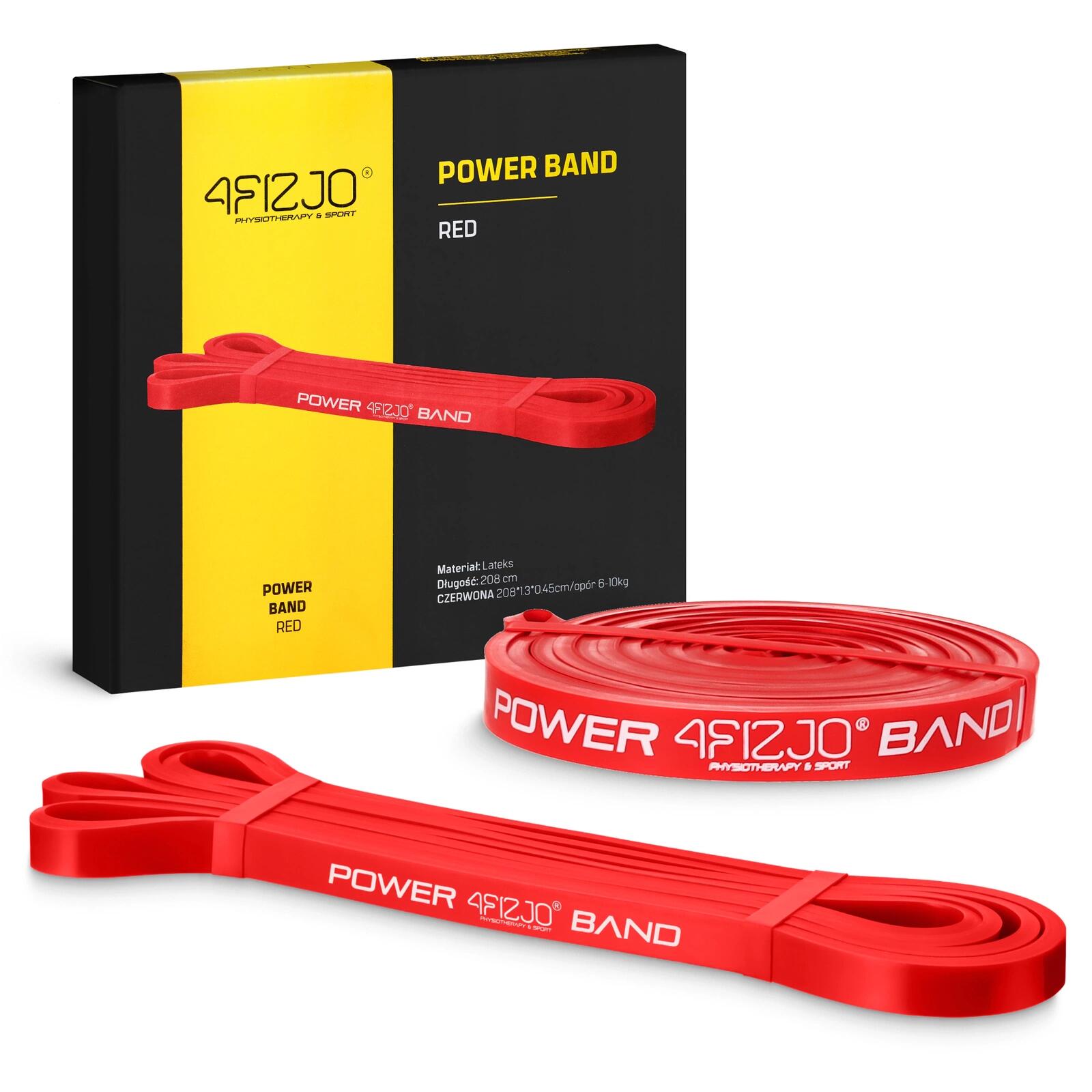 Guma oporowa do ćwiczeń 4FIZJO POWER BAND