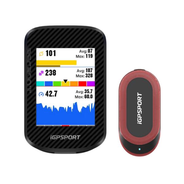 Licznik GPS iGPSPORT BSC300T + Radar SR Mini