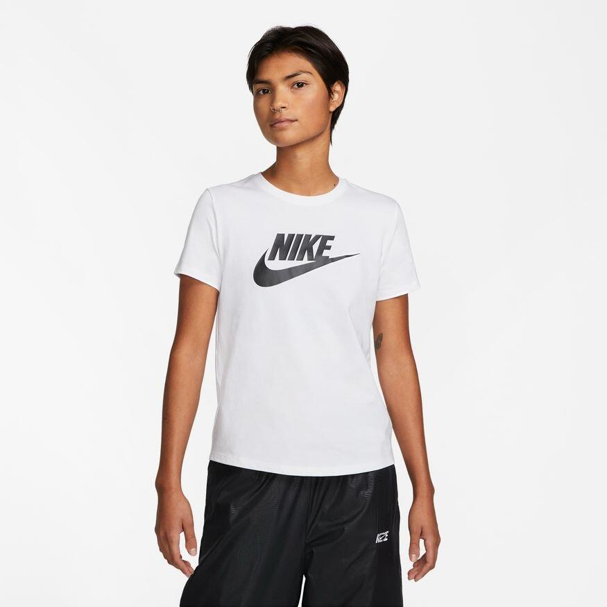 Koszulka z krótkim rękawem Damska Nike ICN DX7906 100 Biały