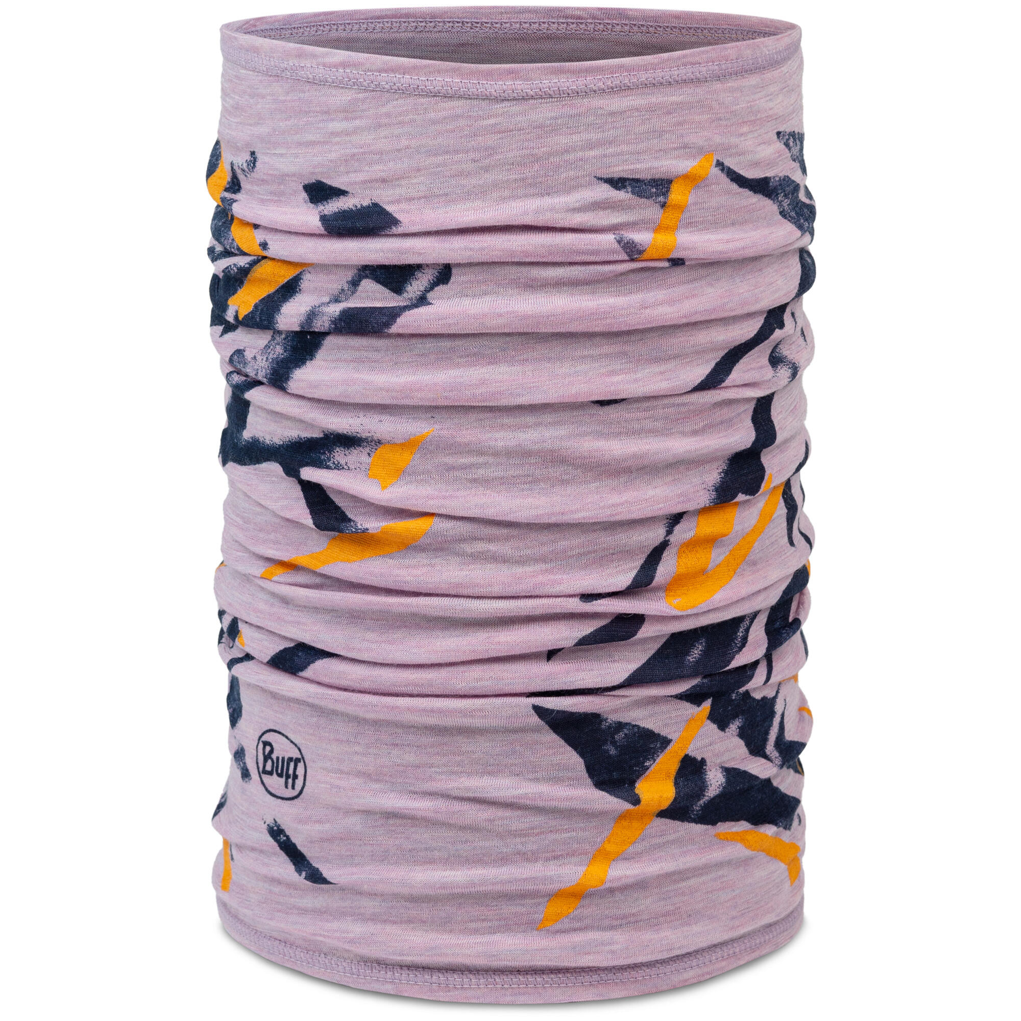 Bandana BUFF MERINO LIGHTWEIGHT PRINTS VIRTA GRAPE ICE