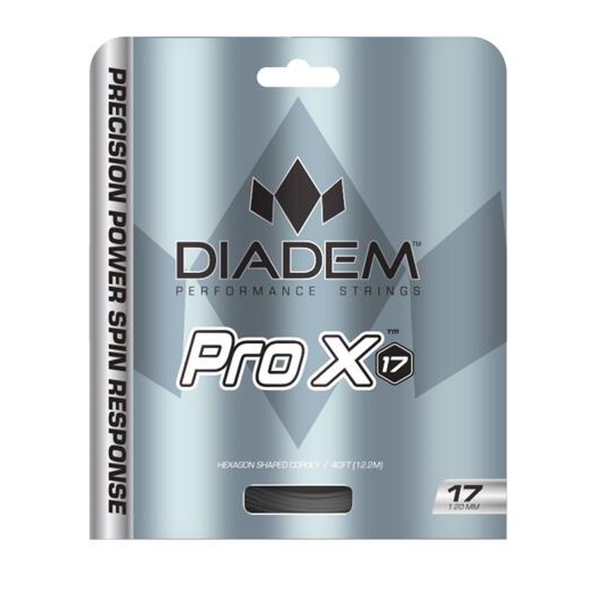 Naciąg tenisowy Diadem Pro X 16 (1.30) - srebrny