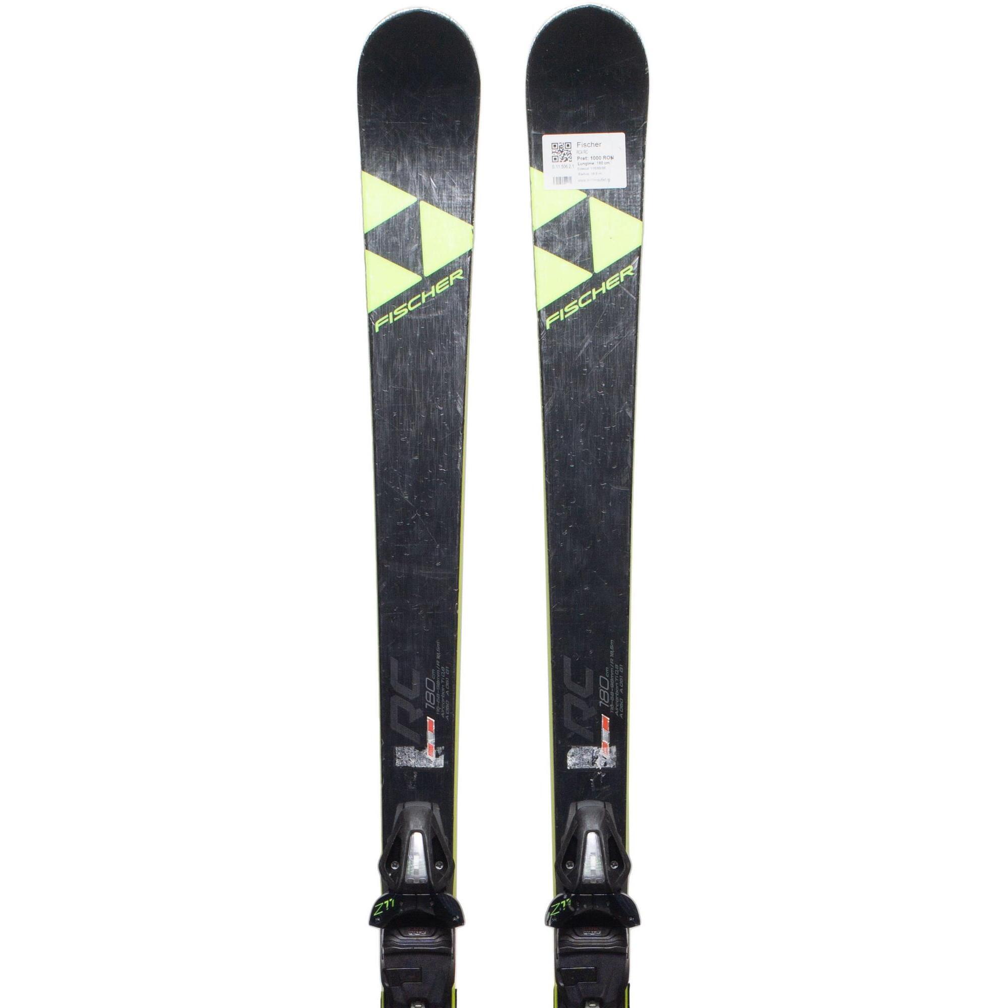Second Life- Narty FISCHER RC4 RC, 185 cm- Stan bardzo dobry