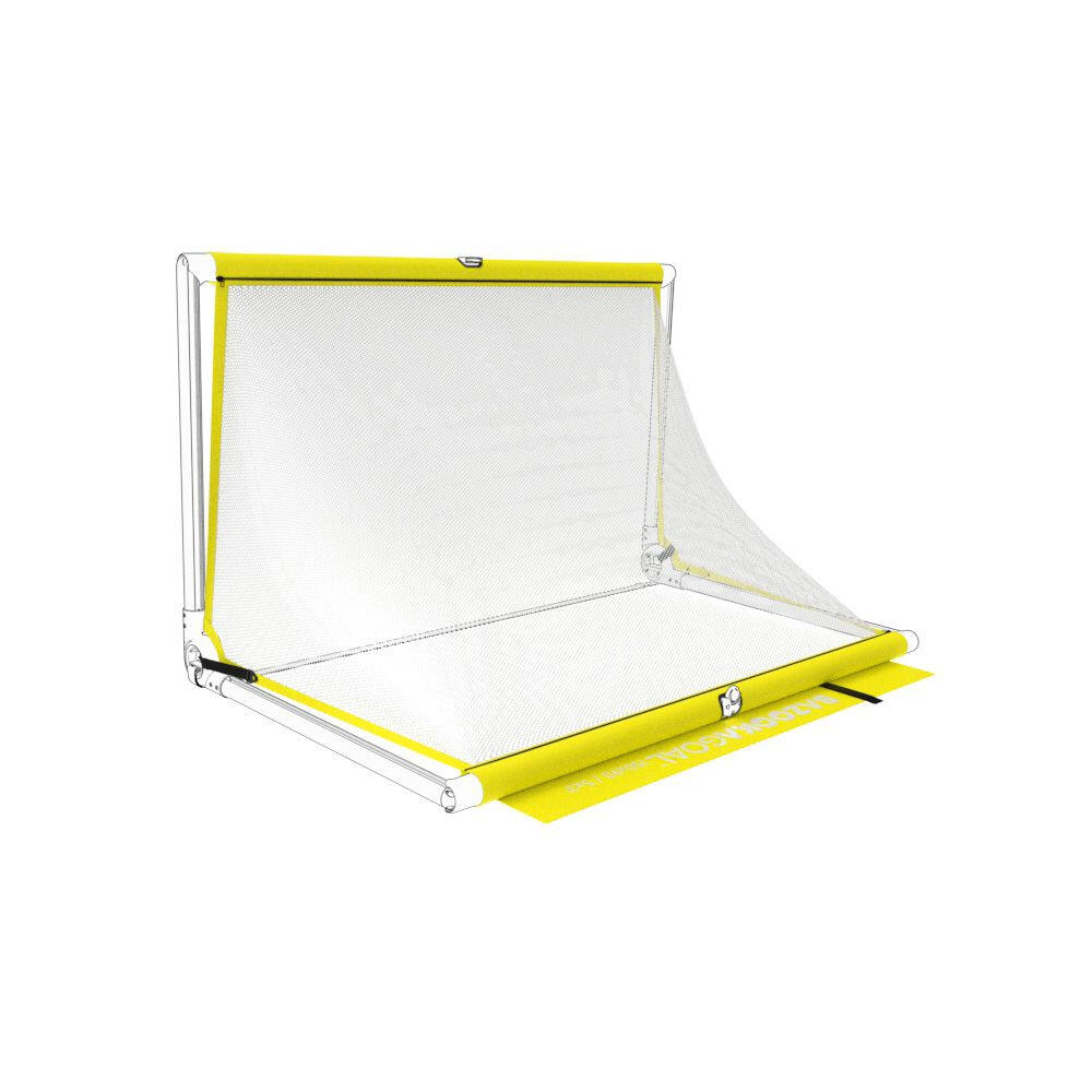 Siatka Do Bramki Bazookagoal 150X90 Cm Żółto-Biała