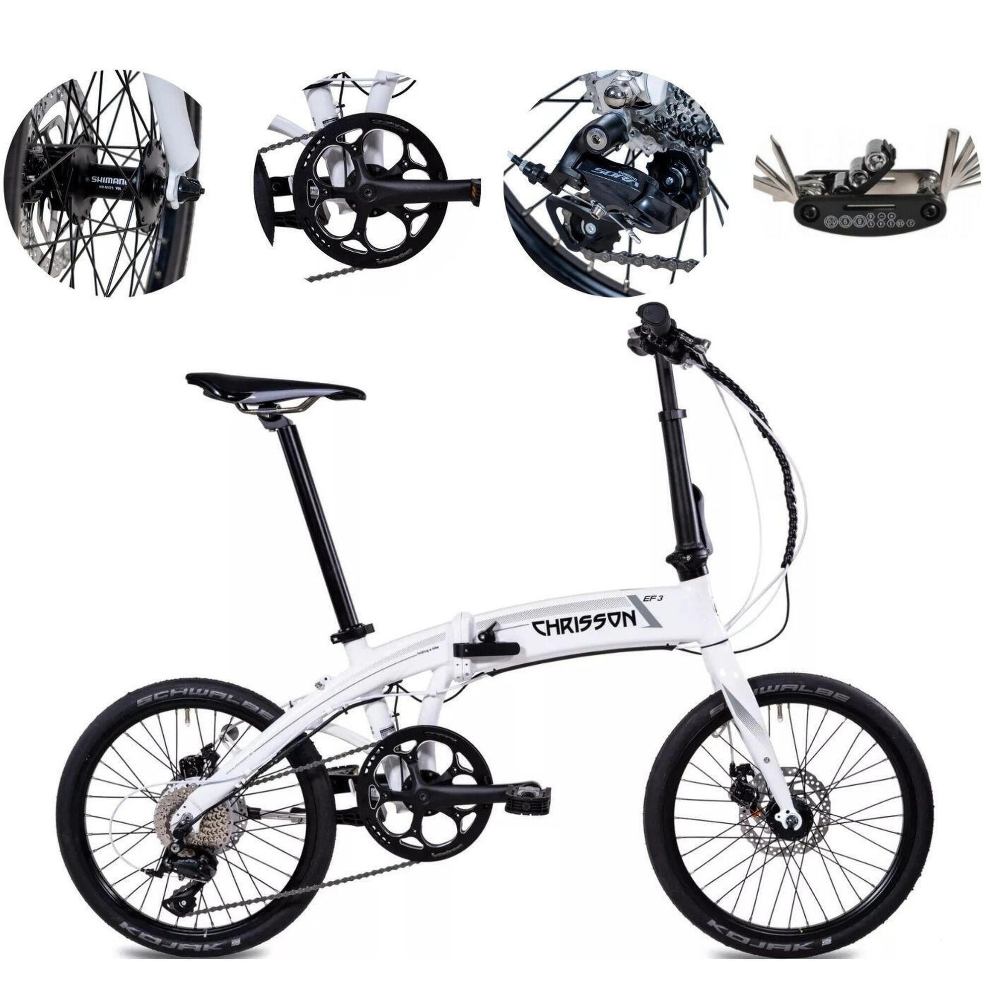 Rower elektryczny składany Chrisson EF3