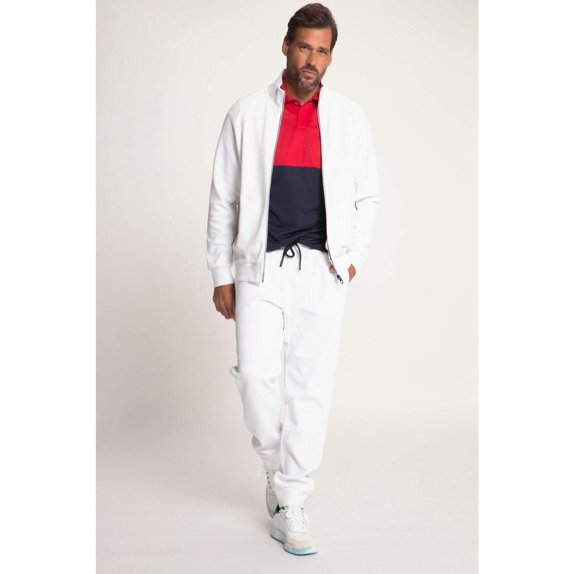 Męska Bluza dresowa tenis stójka zamek długie rękawy raglanowe