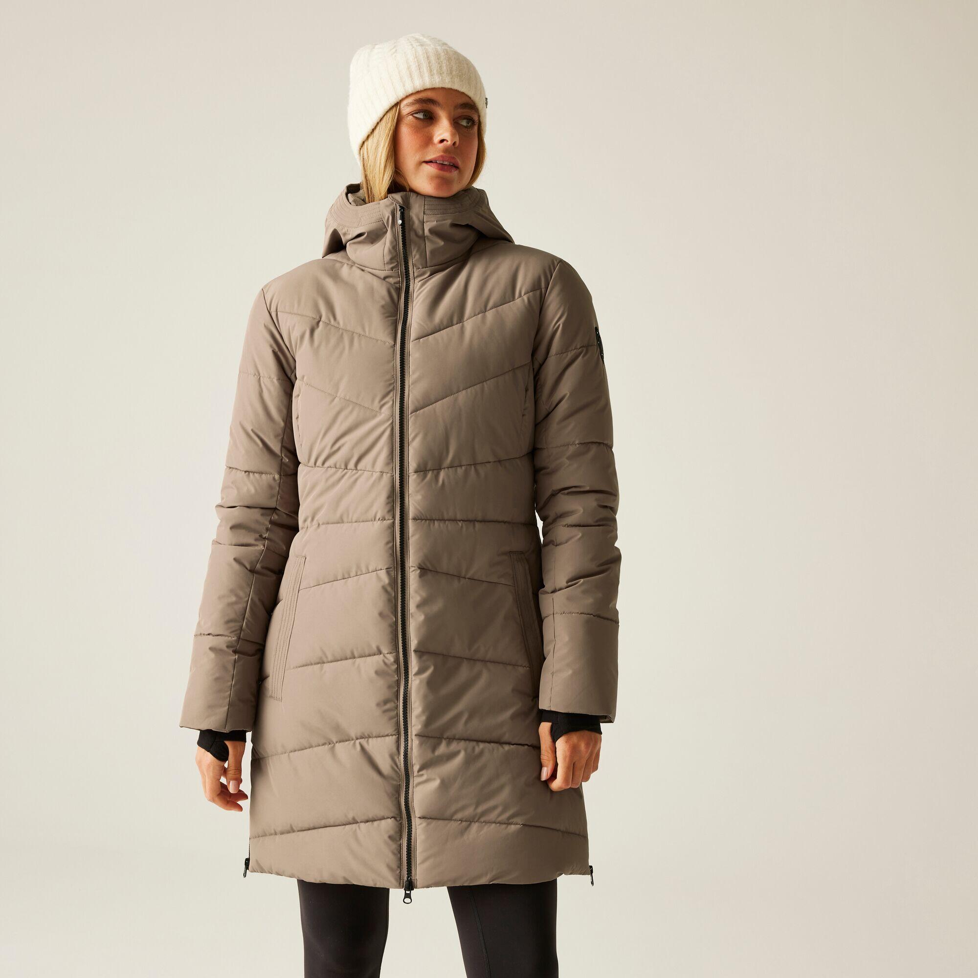 Płaszcz damski zimowy ocieplany Striking V Dare 2b